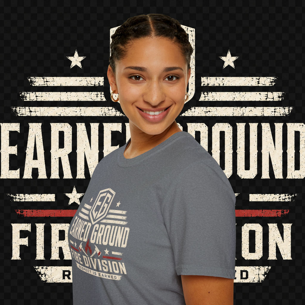 Earned Ground Fire Division T‑Shirt
