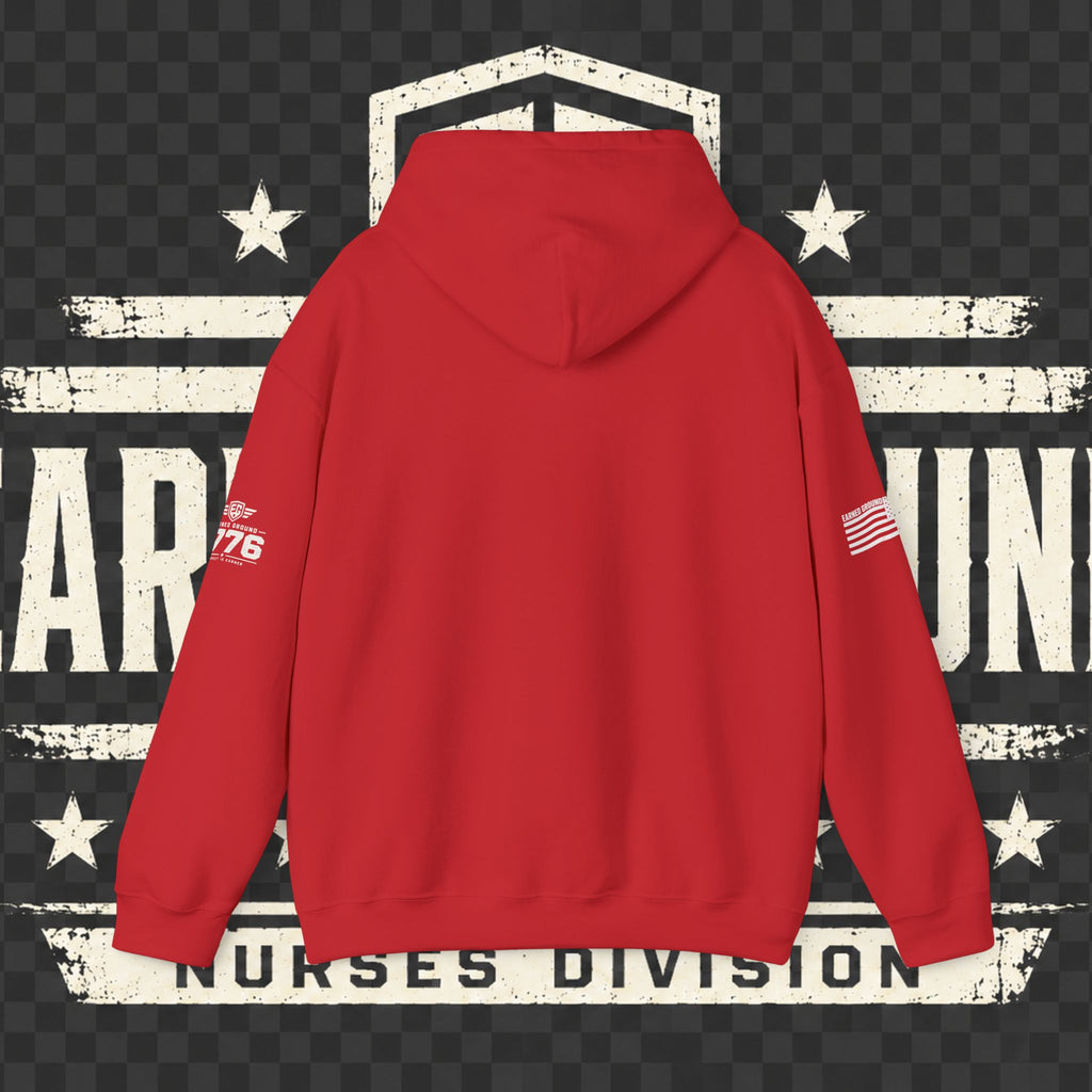 Earned Ground Nurses Division Hoodie — Nurse Tribute Pullover