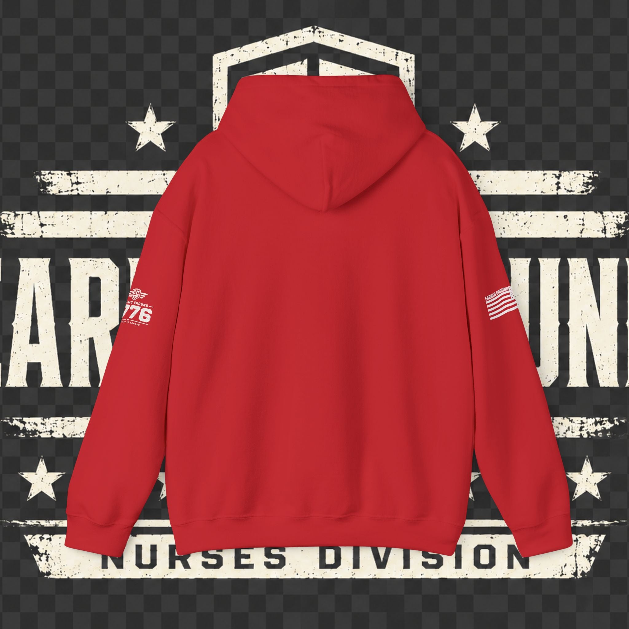 Earned Ground Nurses Division Hoodie — Nurse Tribute Pullover