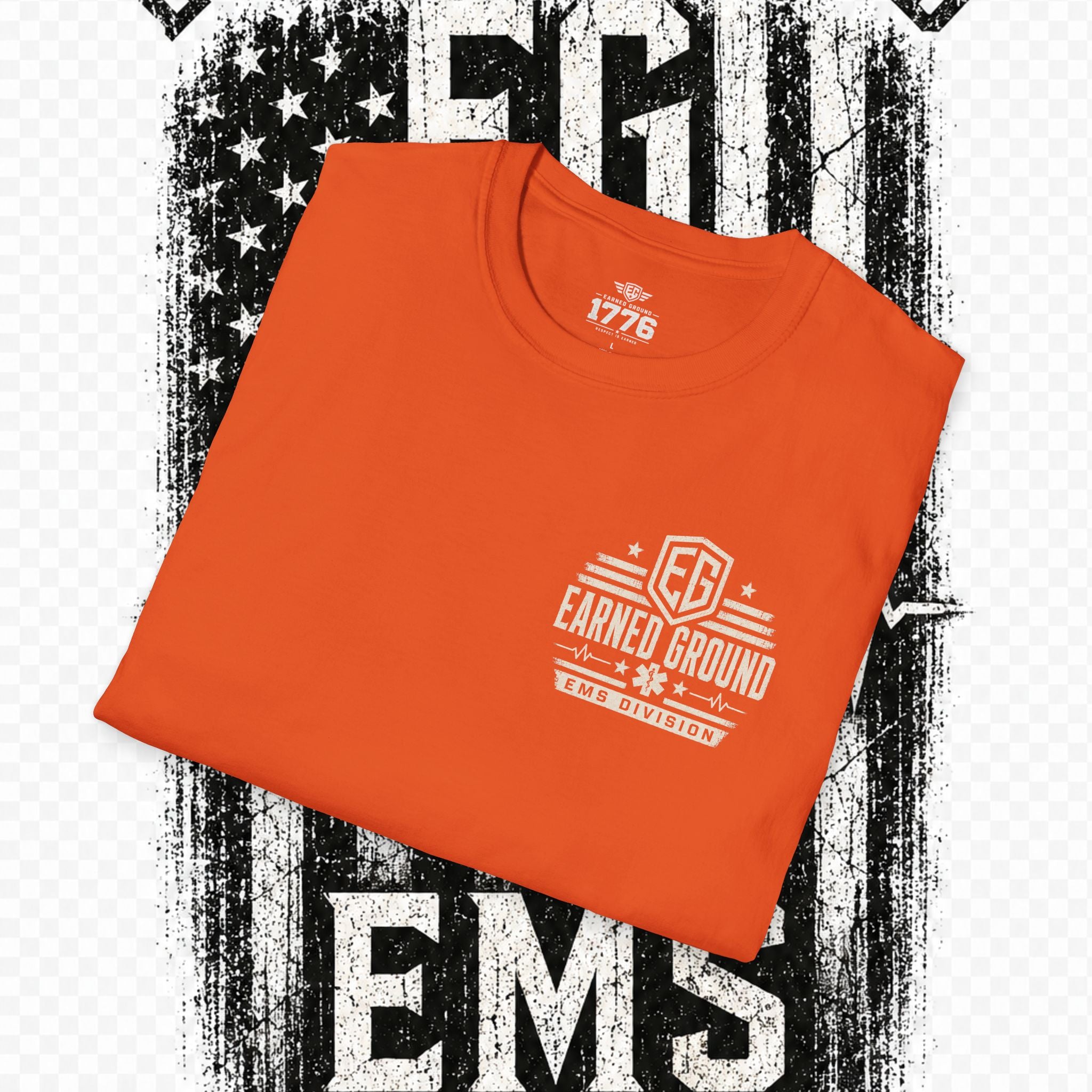 EARNED GROUND EMS DIVISON Heritage T-Shirt -