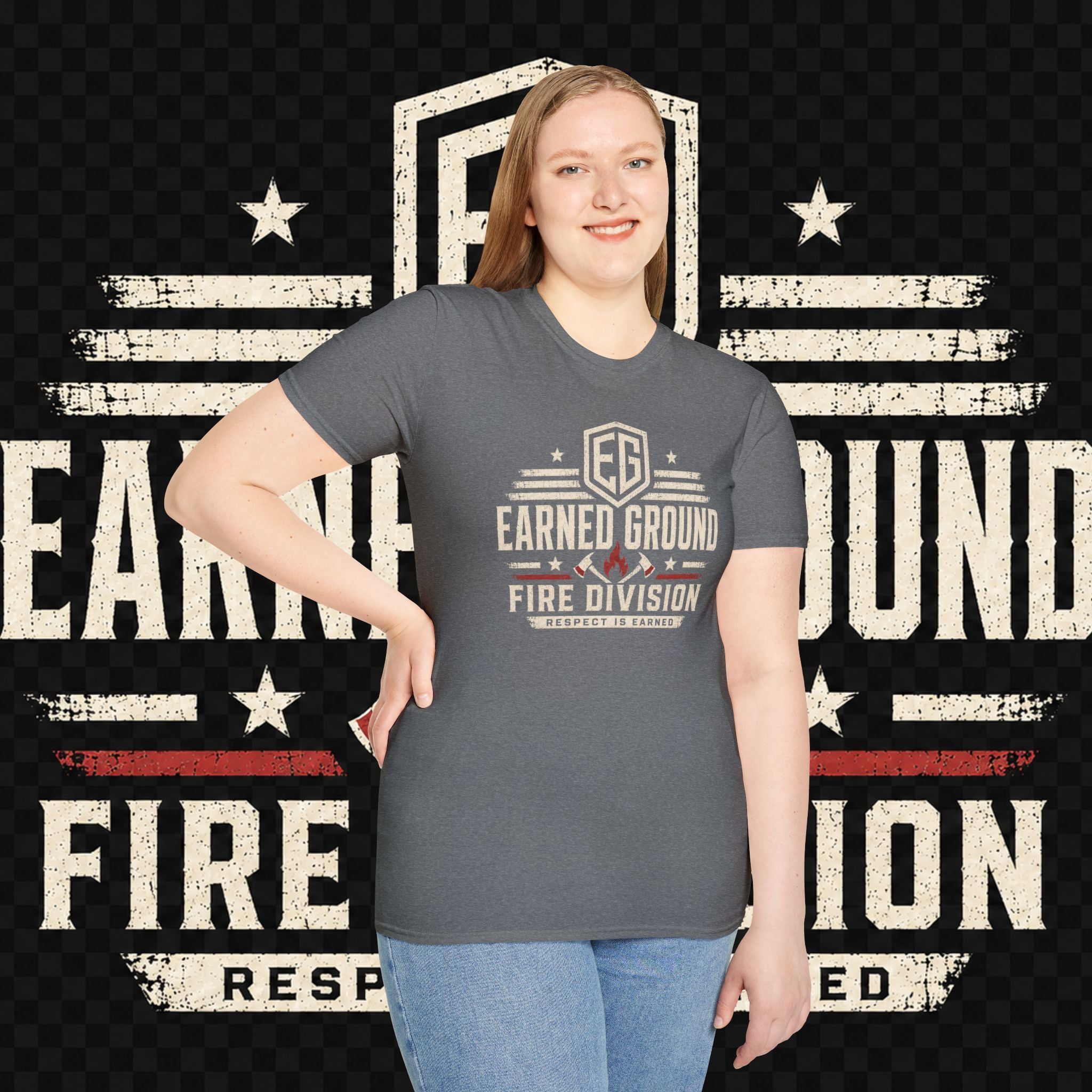 Earned Ground Fire Division T‑Shirt