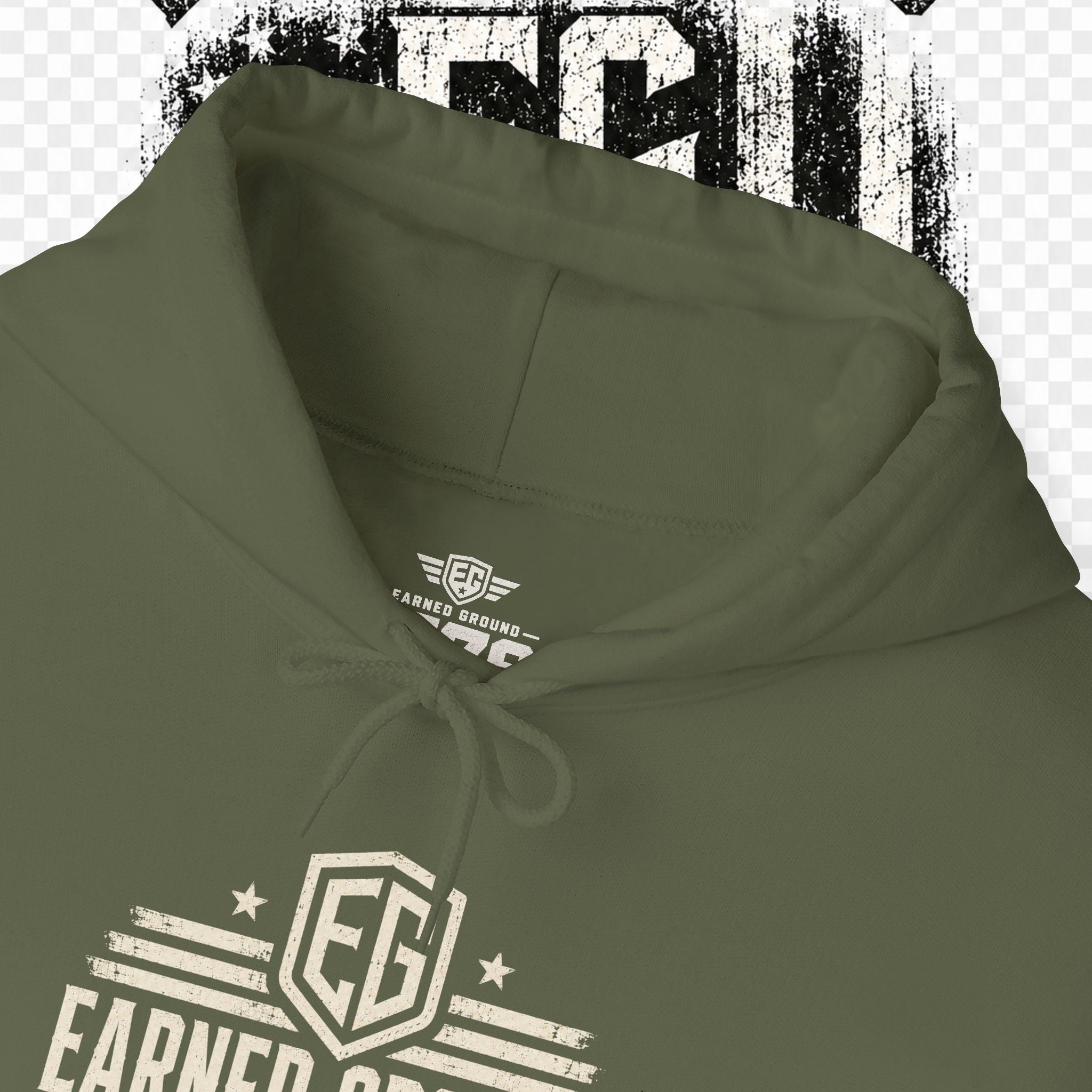Earned Ground Blue Collar Hoodie – Blue Collar Division Hoodie