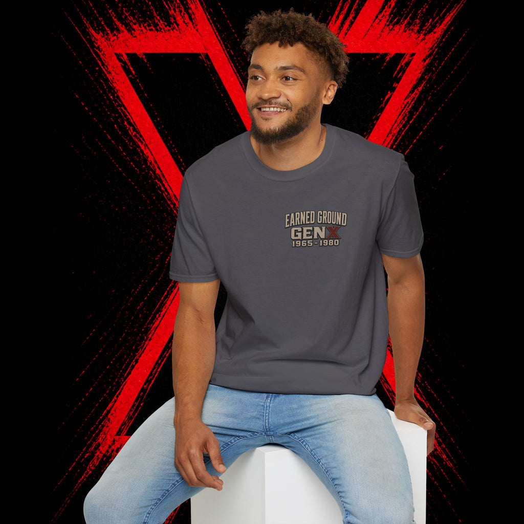 Earned Ground Gen X 1965–1980 Retro Vintage Tee— Gen X 1965–1980 Retro Vintage Tee
