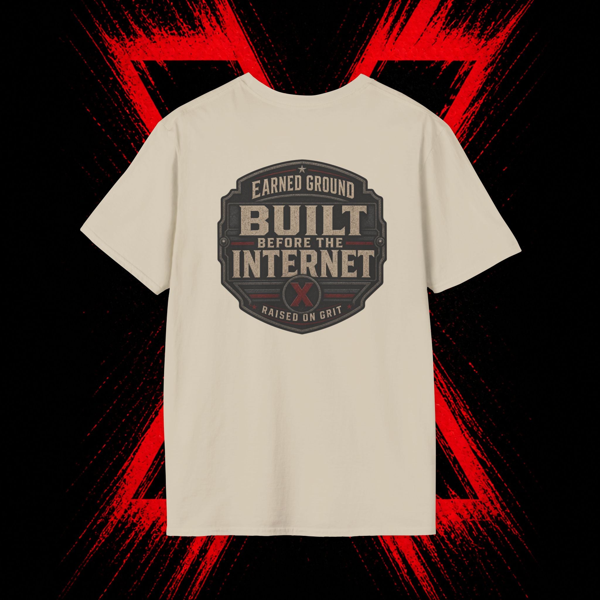 Earned Ground Gen X 1965–1980 Retro Vintage Tee— Gen X 1965–1980 Retro Vintage Tee