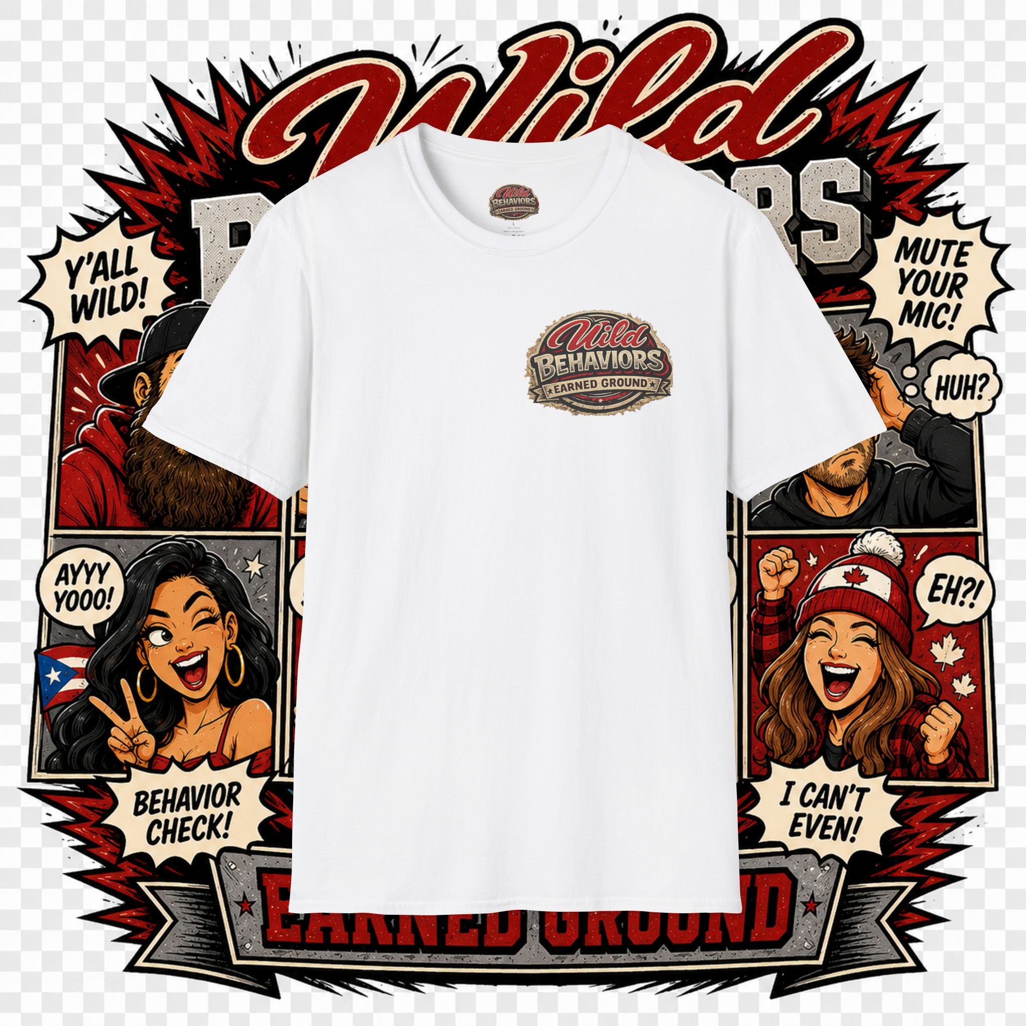 Earned Ground-- "Wild Behaviors" Tee