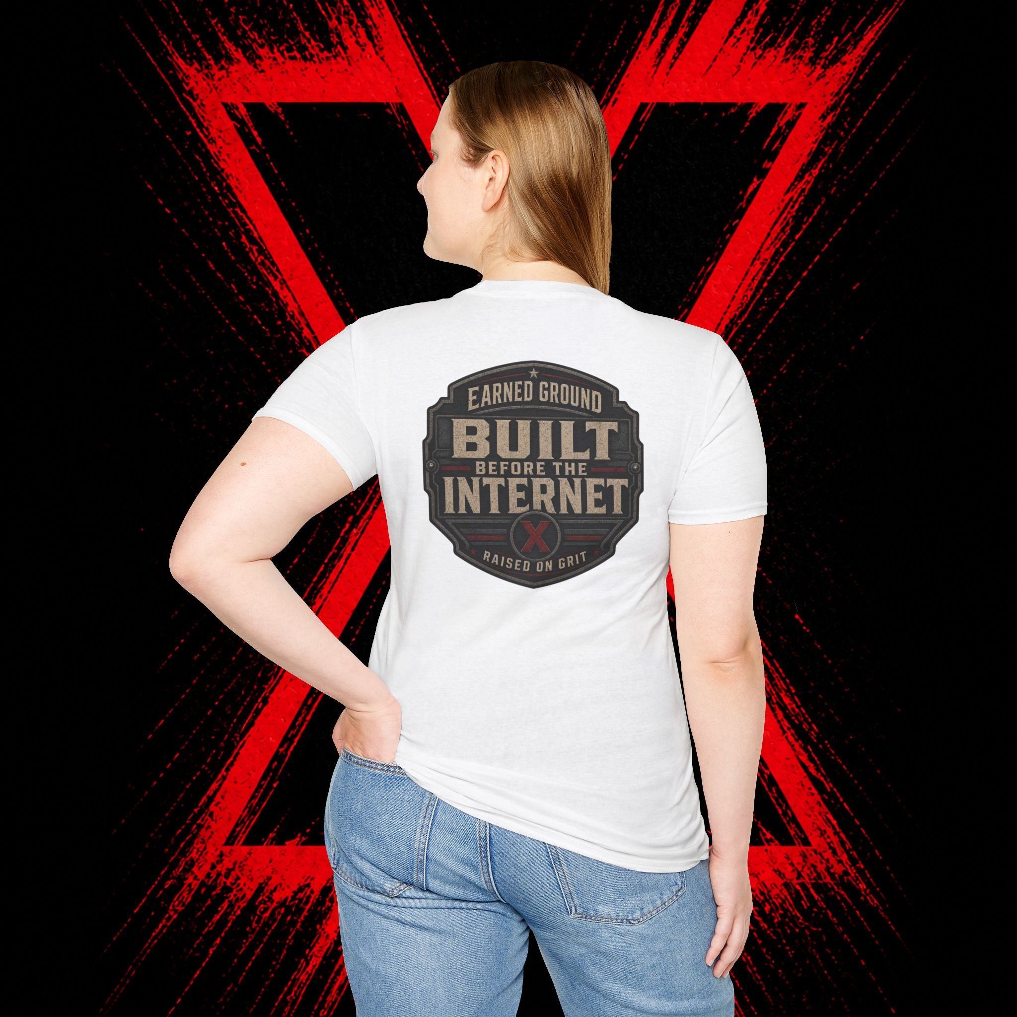 Earned Ground Gen X 1965–1980 Retro Vintage Tee— Gen X 1965–1980 Retro Vintage Tee