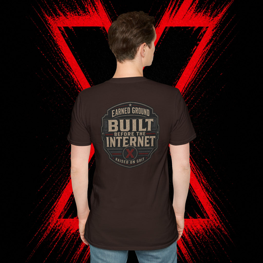Earned Ground Gen X 1965–1980 Retro Vintage Tee— Gen X 1965–1980 Retro Vintage Tee