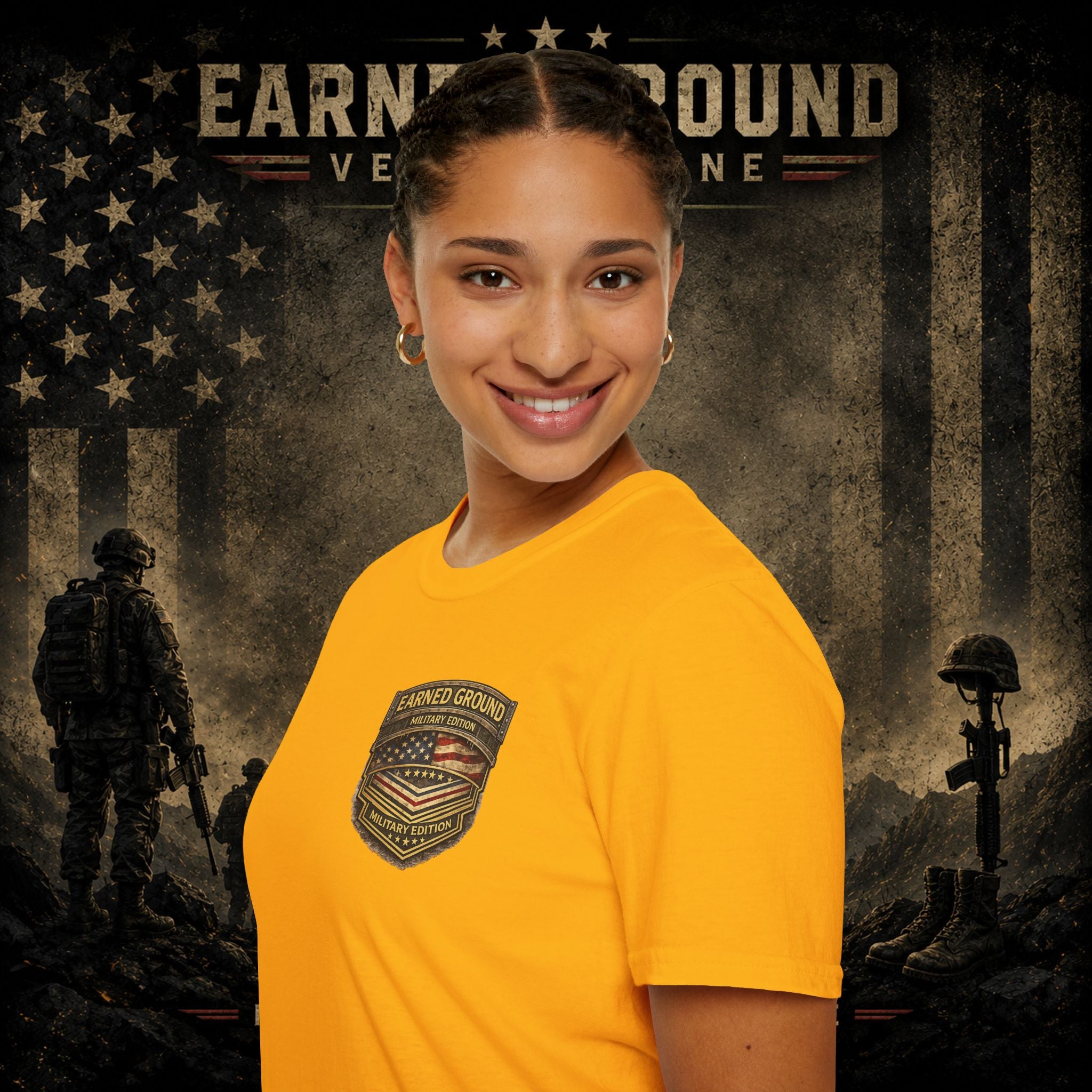 Earned Ground Military Divison — Honor Courage Sacrifice