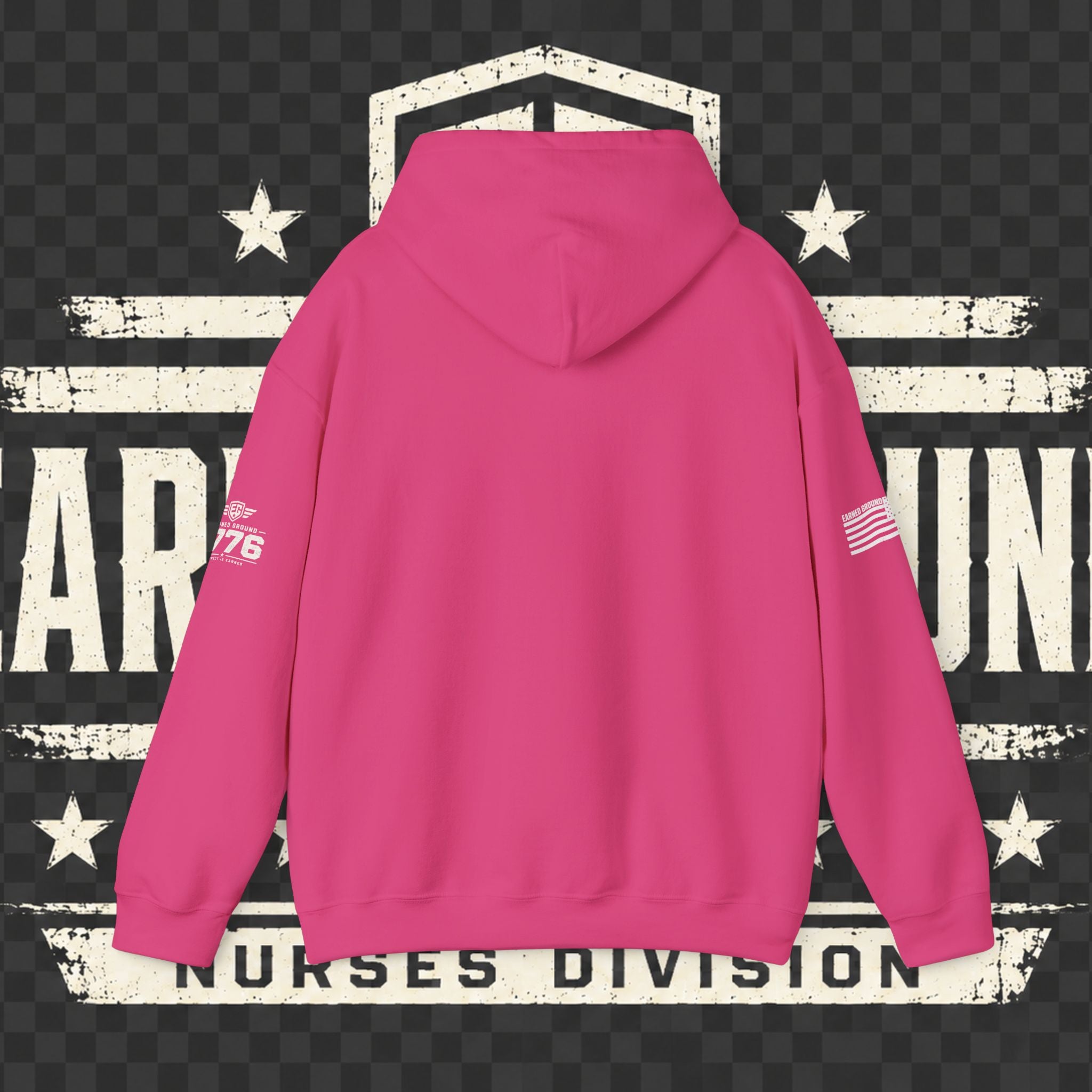 Earned Ground Nurses Division Hoodie — Nurse Tribute Pullover