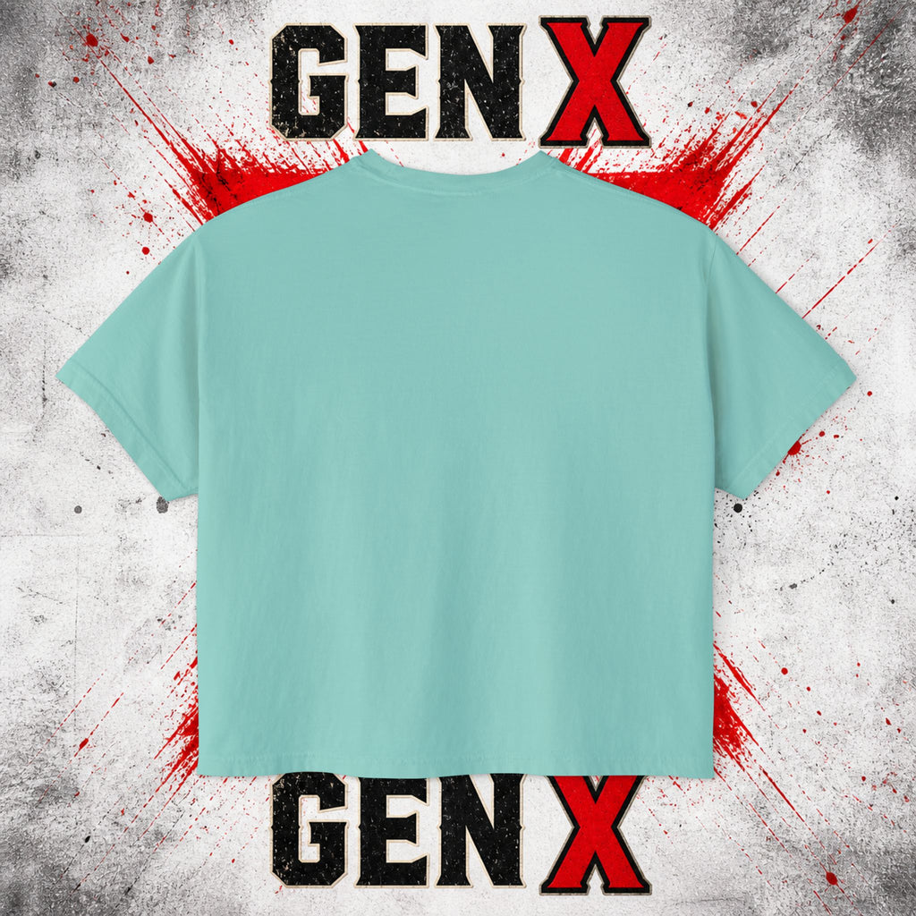 Gen X Women's Boxy Tee — "Earned Ground" 1965–1980 Retro