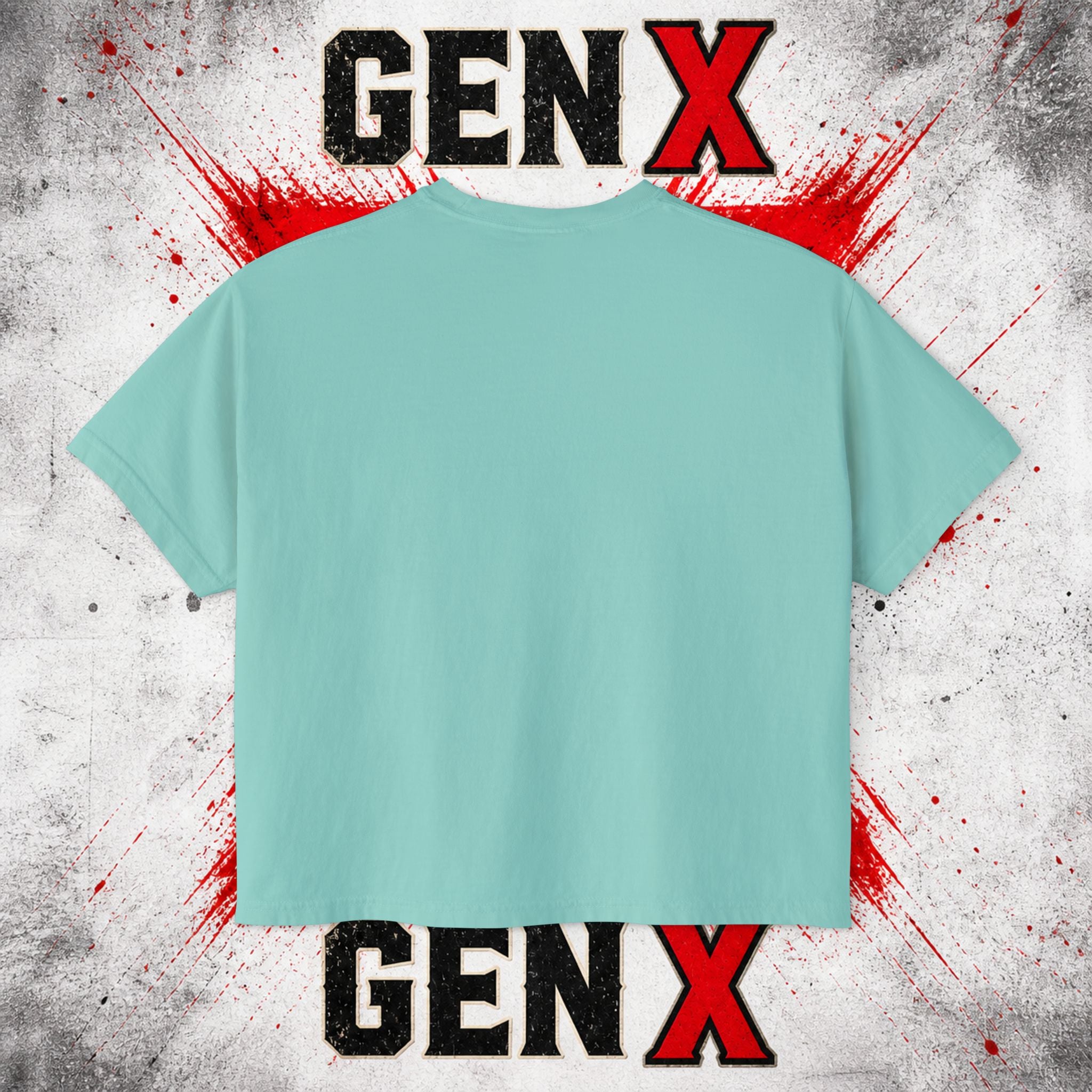 Gen X Women's Boxy Tee — "Earned Ground" 1965–1980 Retro