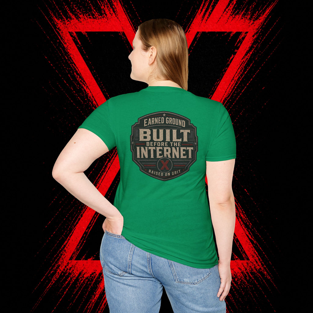 Earned Ground Gen X 1965–1980 Retro Vintage Tee— Gen X 1965–1980 Retro Vintage Tee