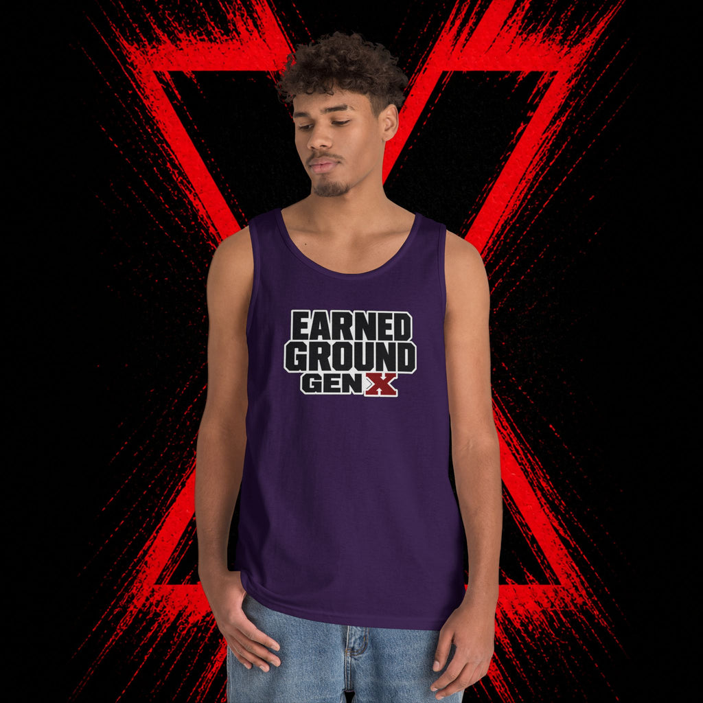 Earned Ground Gen X Tank Top - Vintage Retro Graphic