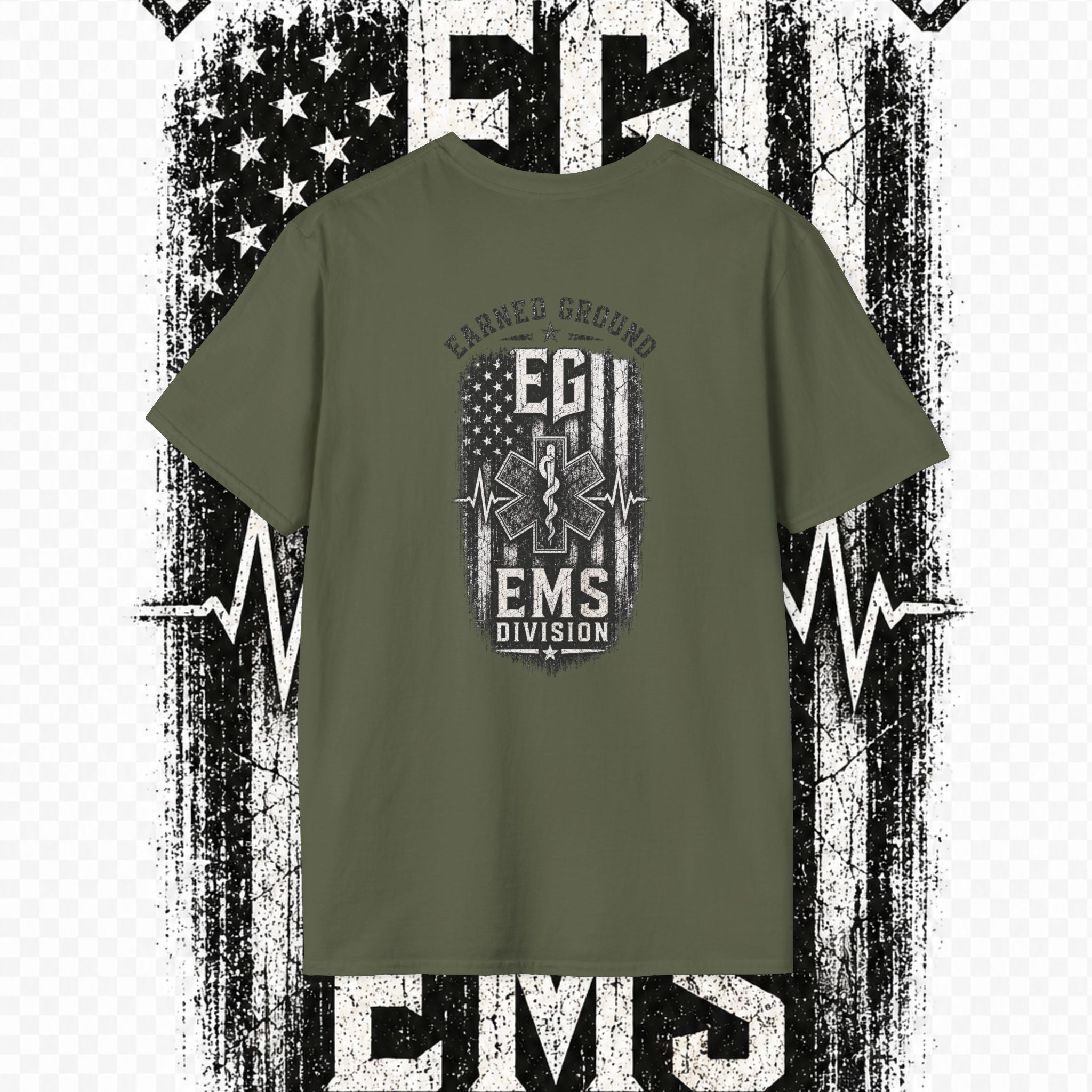 EARNED GROUND EMS DIVISON Heritage T-Shirt -