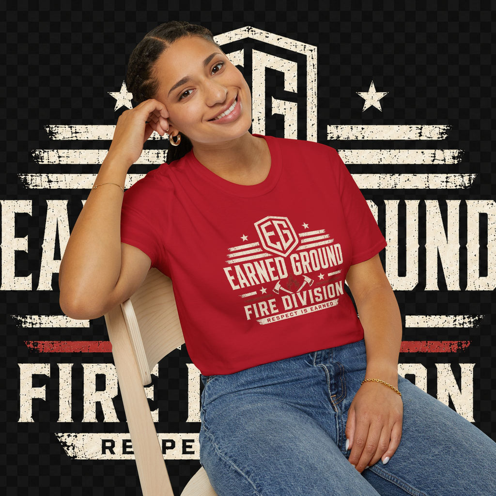 Earned Ground Fire Division T‑Shirt
