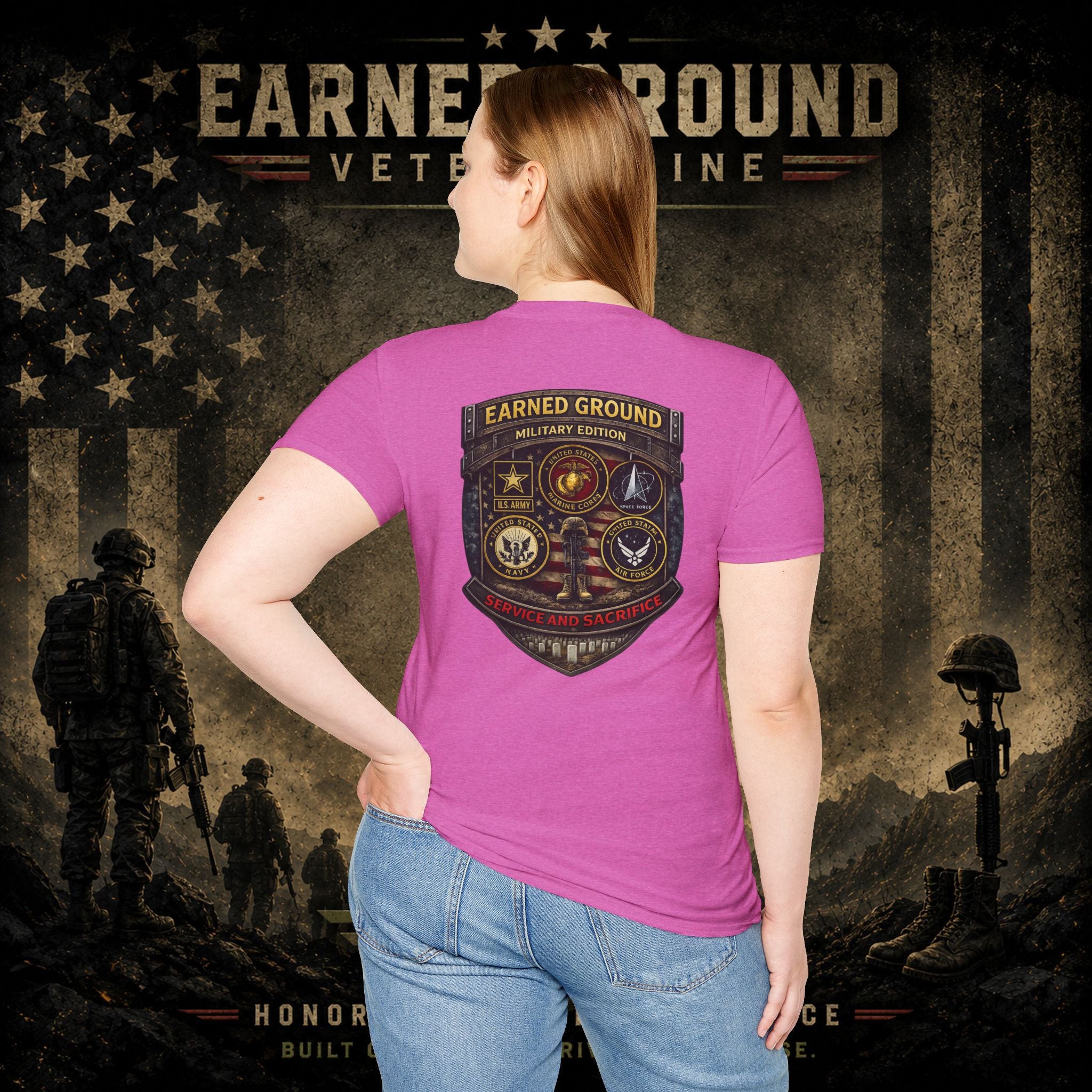 Earned Ground Military Divison — Honor Courage Sacrifice