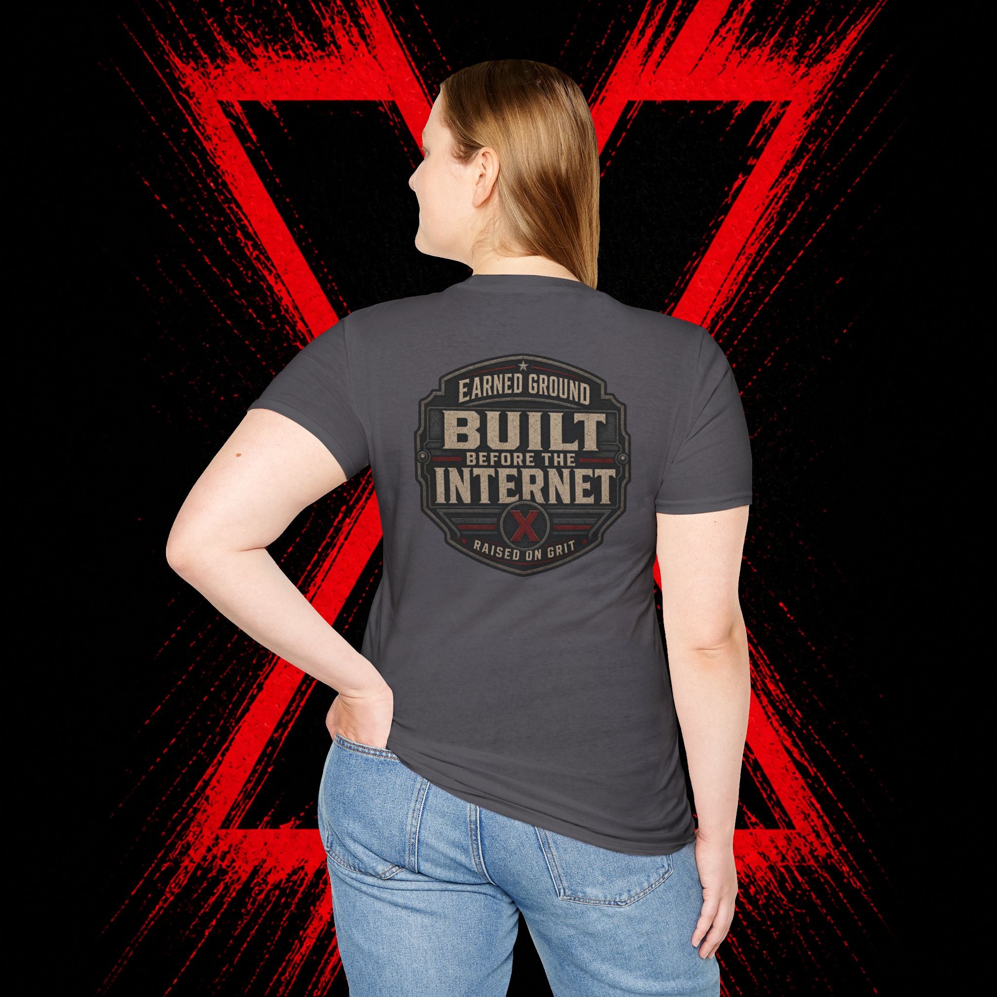 Earned Ground Gen X 1965–1980 Retro Vintage Tee— Gen X 1965–1980 Retro Vintage Tee