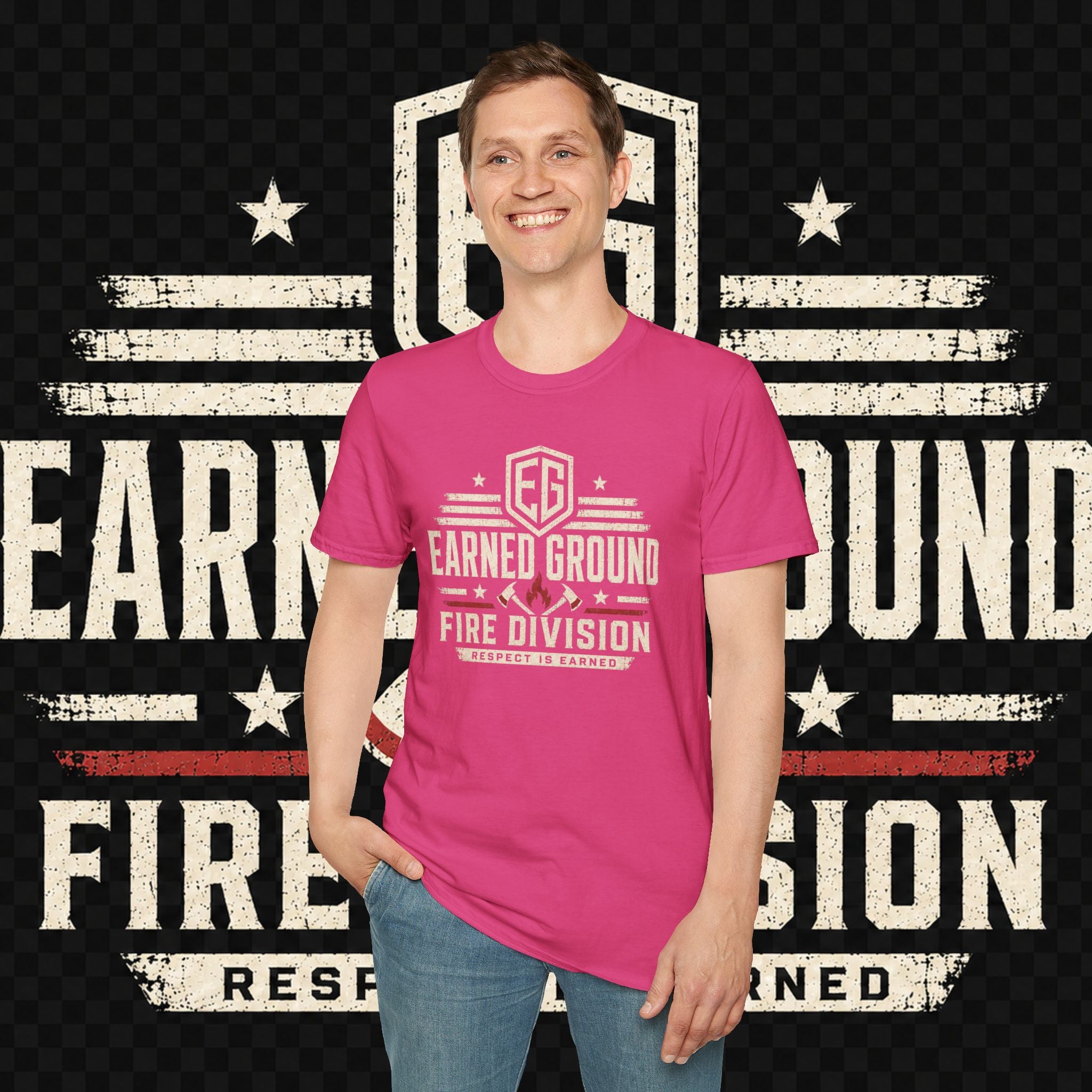 Earned Ground Fire Division T‑Shirt