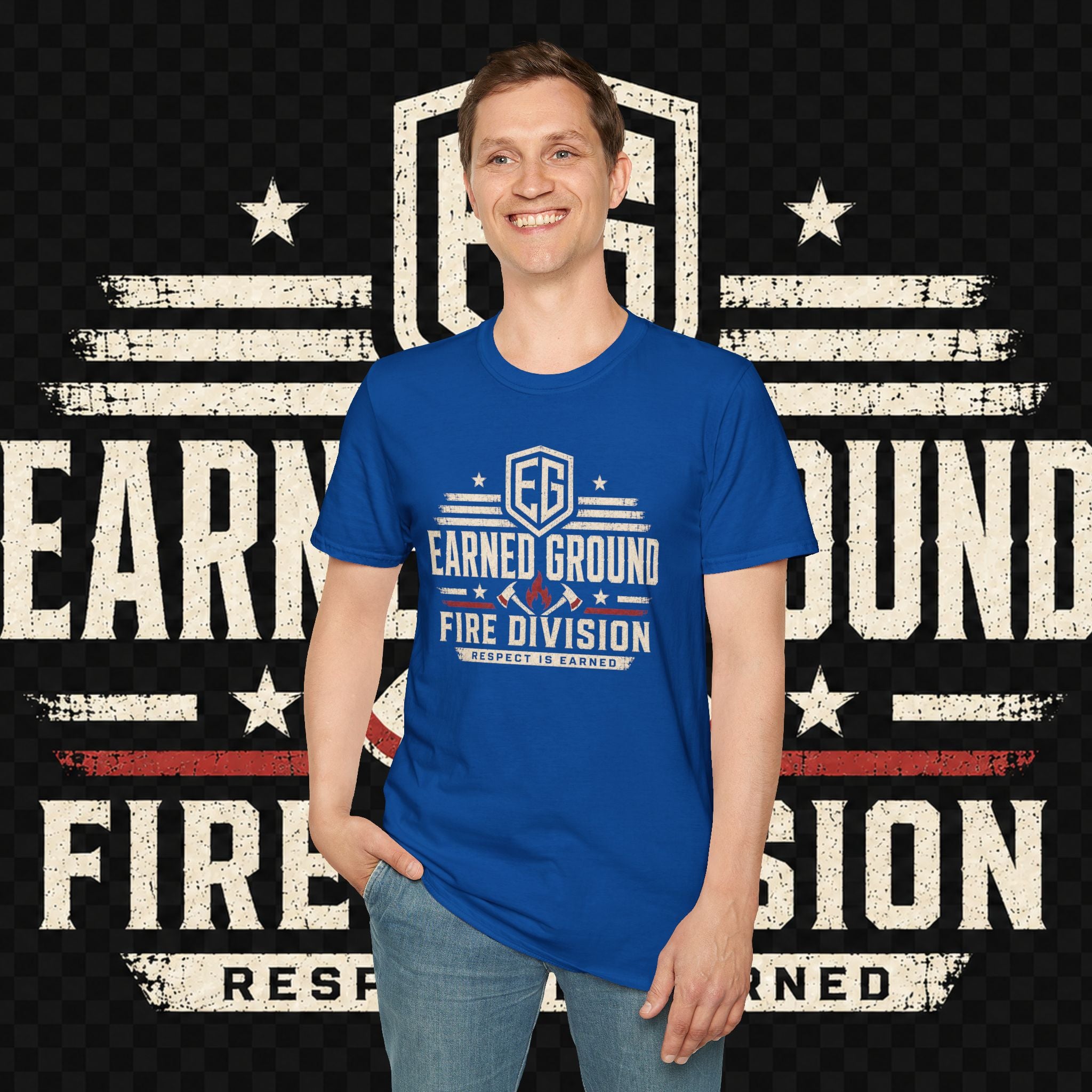 Earned Ground Fire Division T‑Shirt