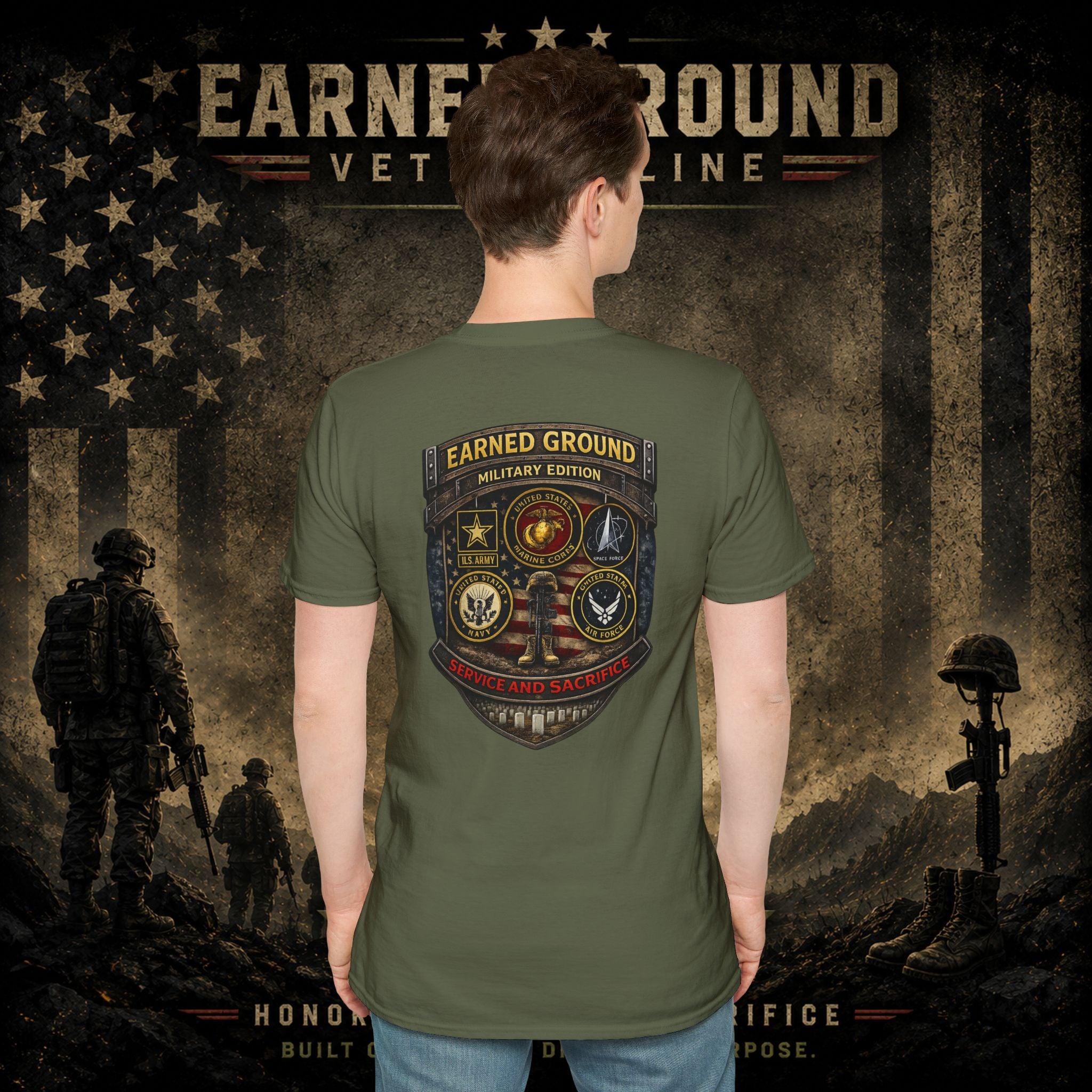 Earned Ground Military Divison — Honor Courage Sacrifice