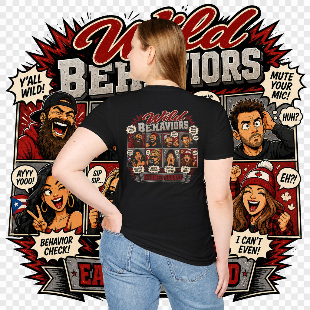 Earned Ground-- "Wild Behaviors" Tee