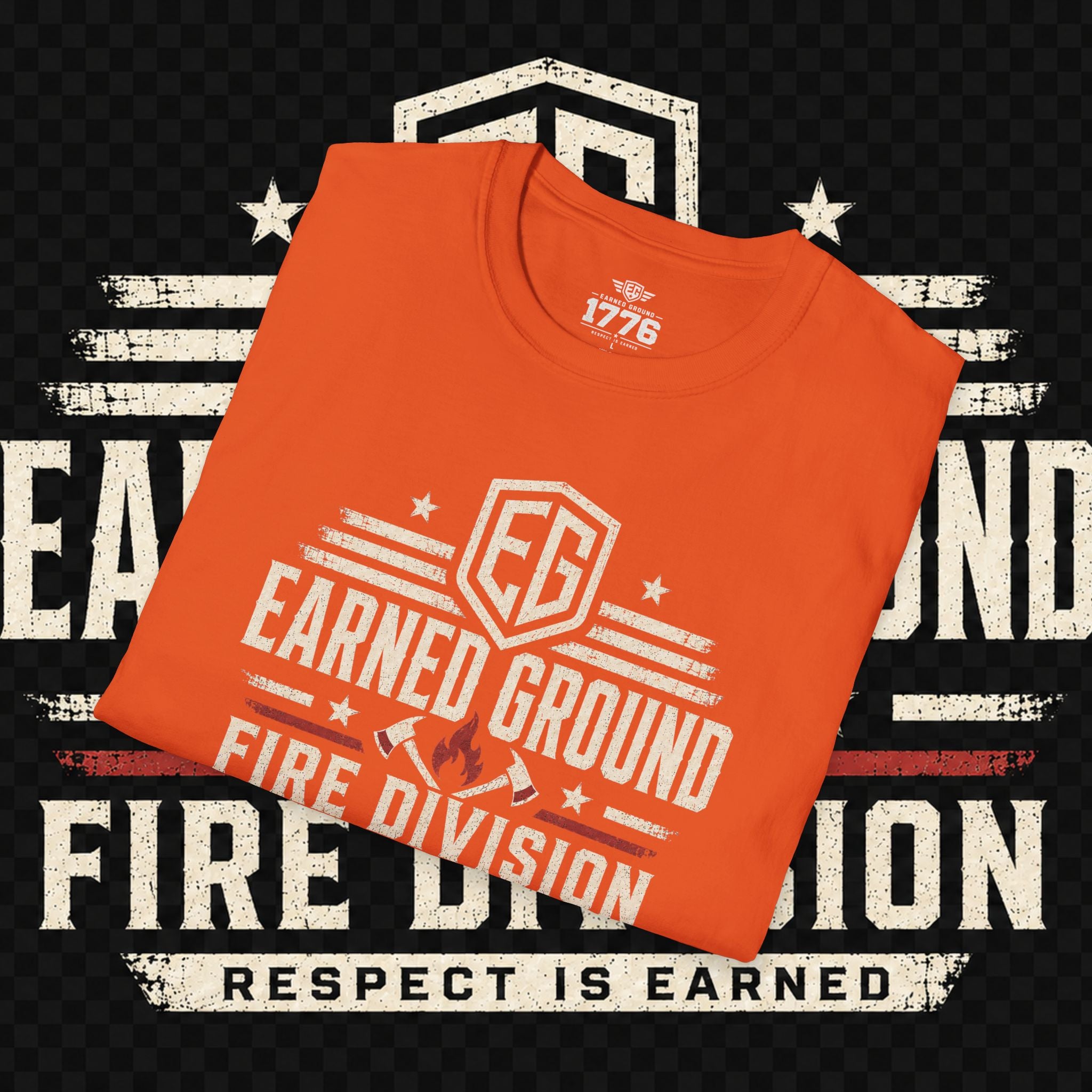 Earned Ground Fire Division T‑Shirt