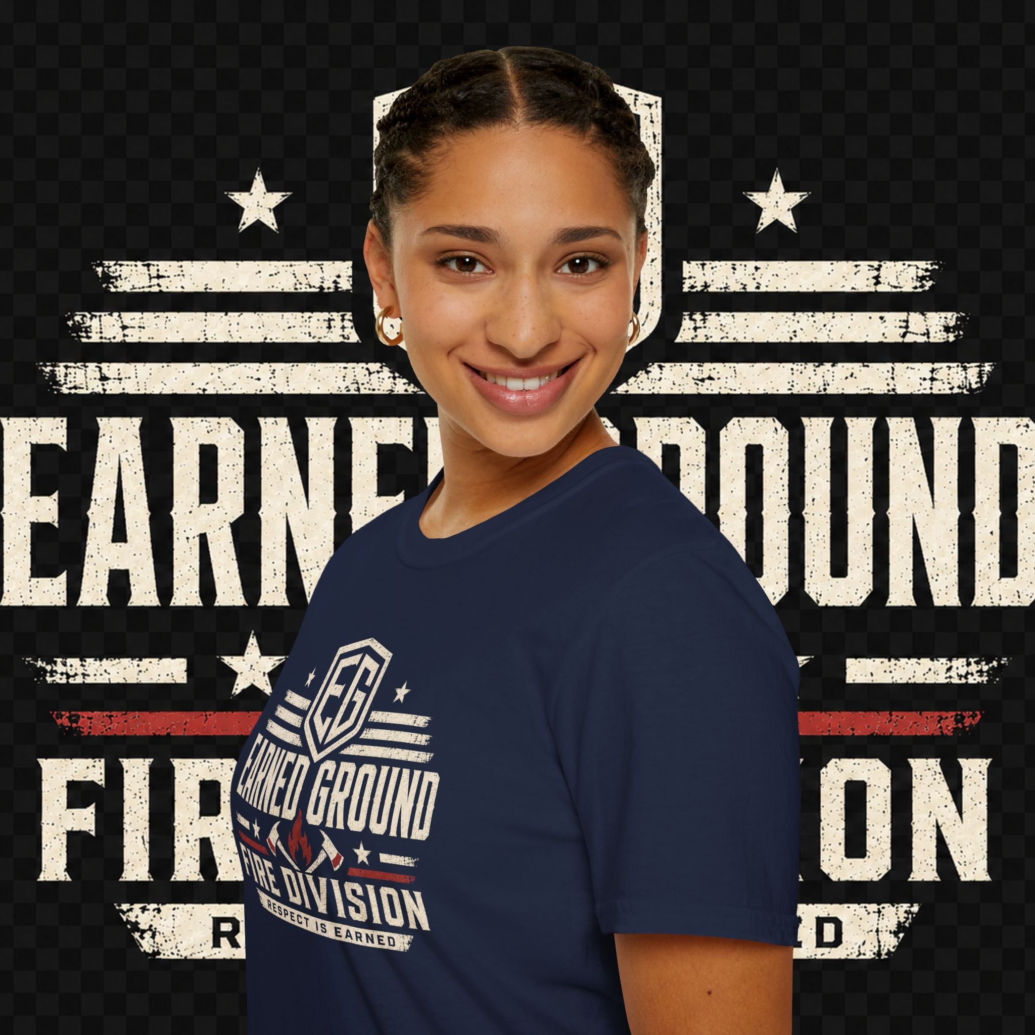 Earned Ground Fire Division T‑Shirt
