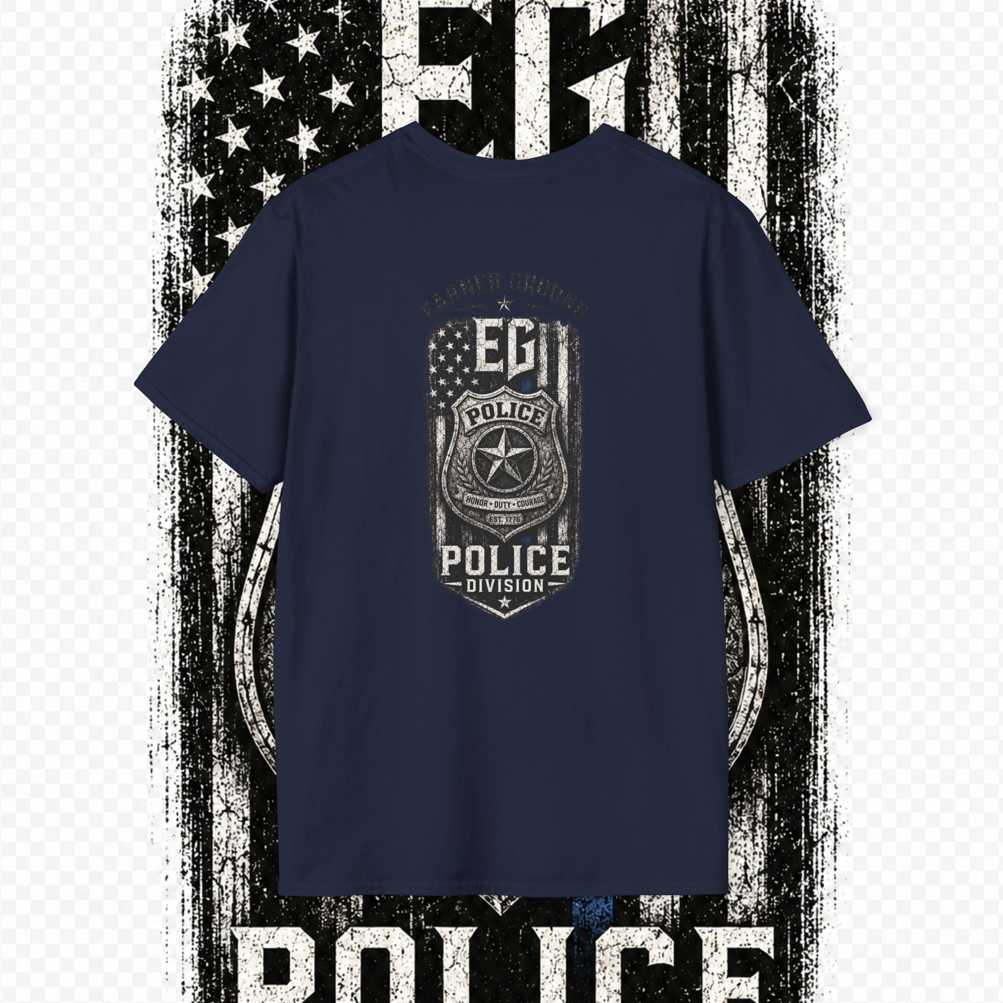 EARNED GROUND POLICE DIVISION--BACK THE BLUE