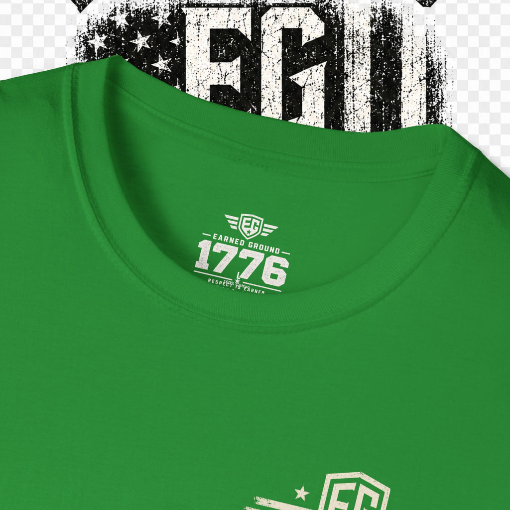 EARNED GROUND "BLUE COLLAR DIVISION" Coastal Calm Graphic T-Shirt