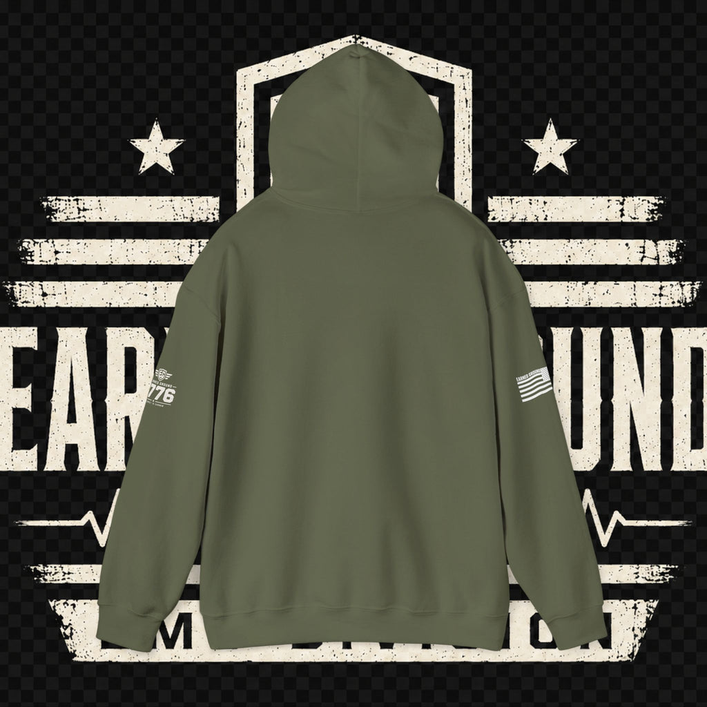 Earned Ground EMS Division Hoodie — Paramedic / EMT Tribute Pullover