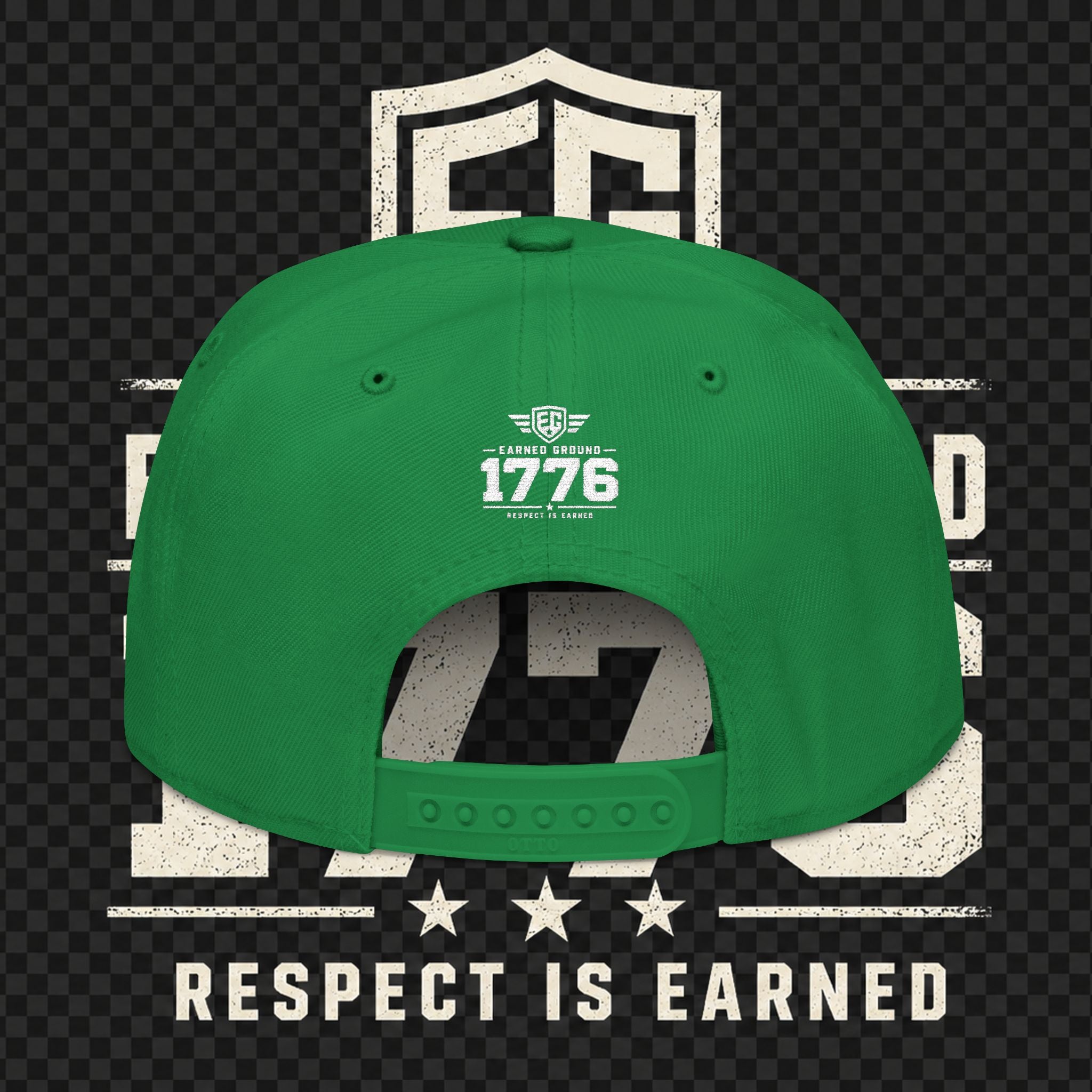 Earned Ground Embroidered Snapback Hat – Respect Is Earned Logo