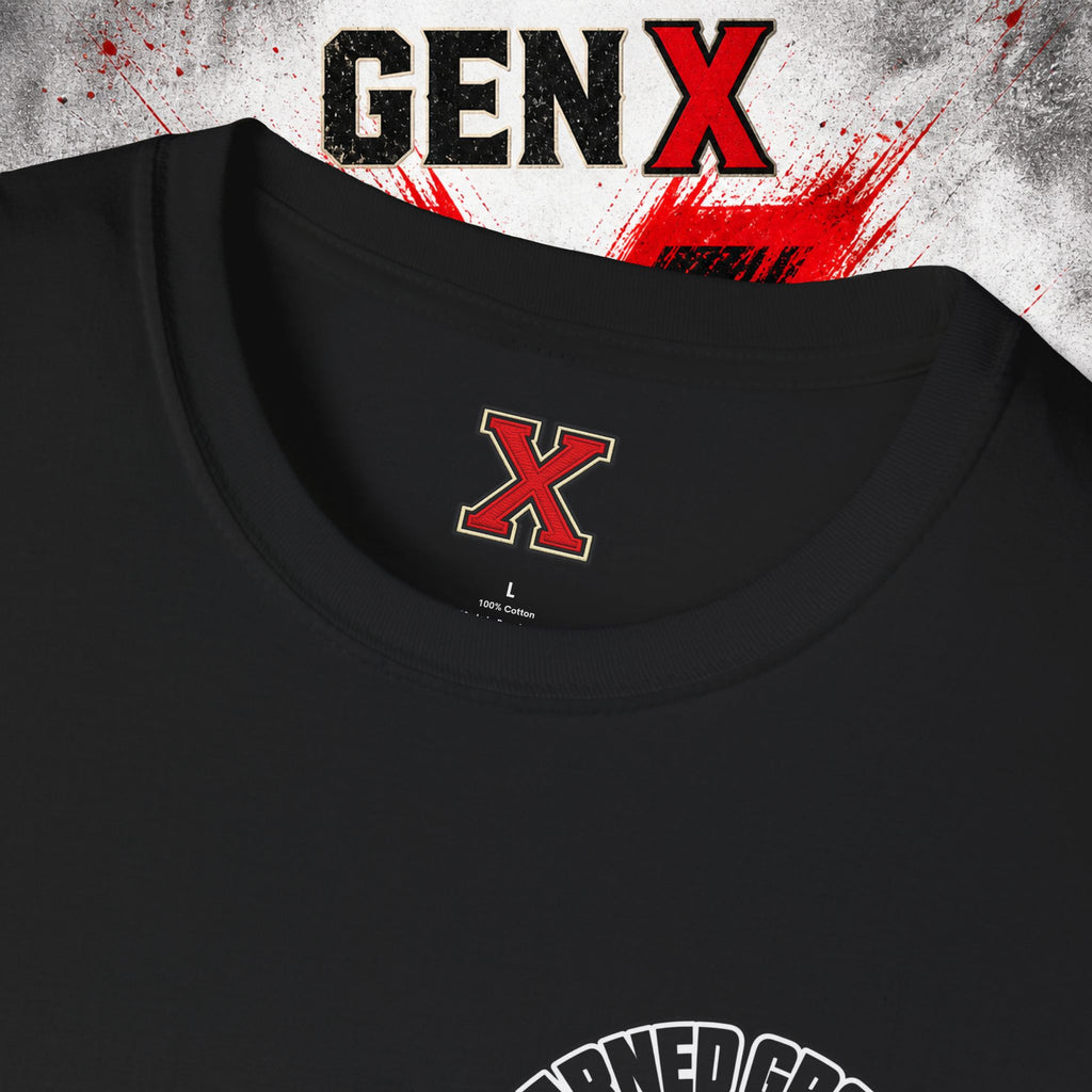 EARNED GROUD Gen X 1965–1980 Retro Logo T-Shirt