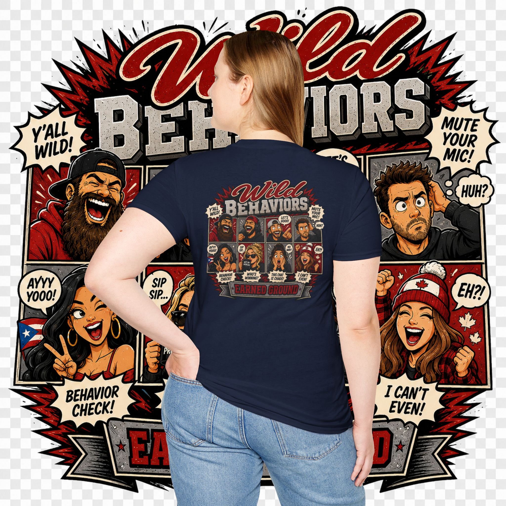 Earned Ground-- "Wild Behaviors" Tee