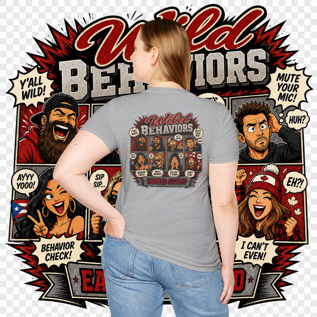 Earned Ground-- "Wild Behaviors" Tee