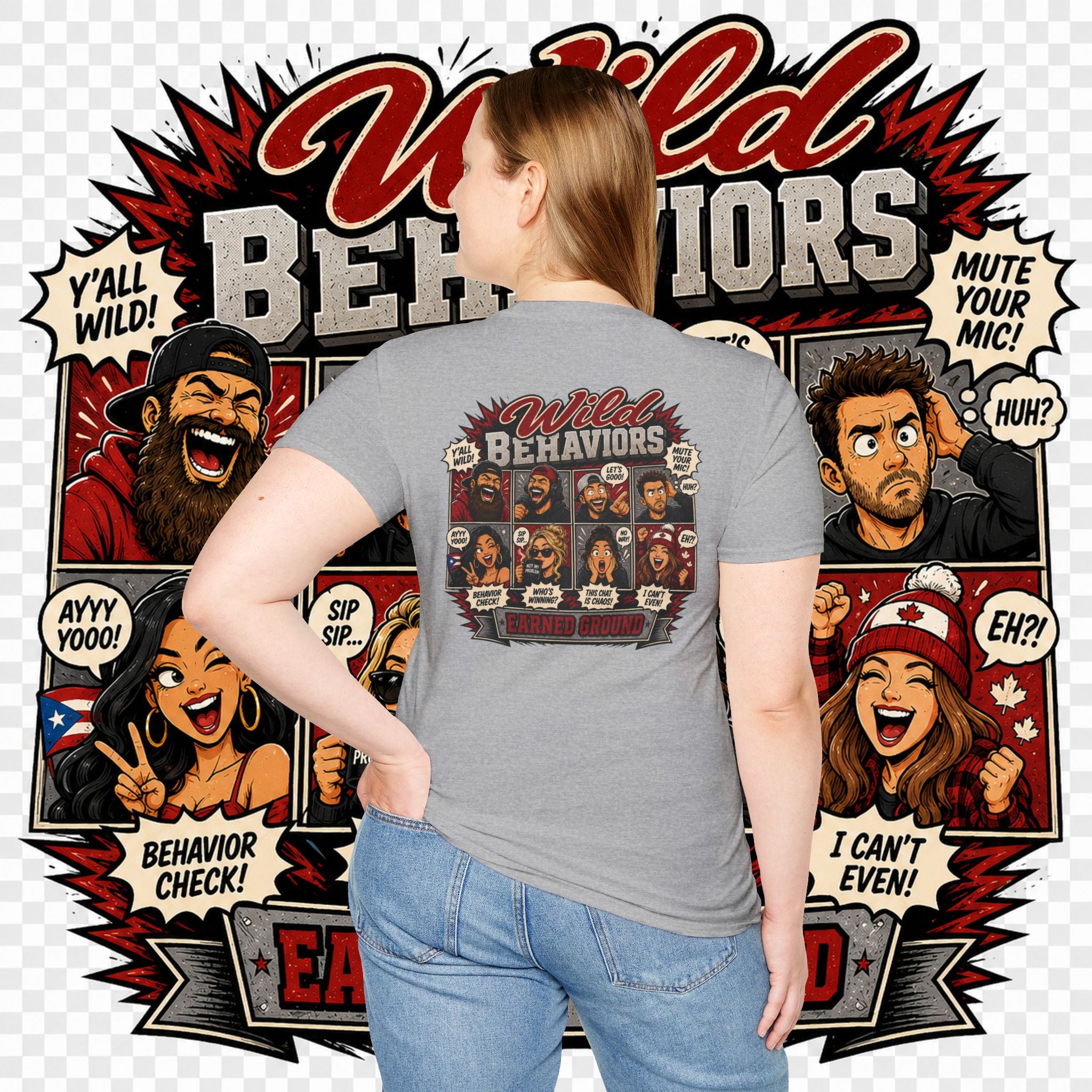 Earned Ground-- "Wild Behaviors" Tee
