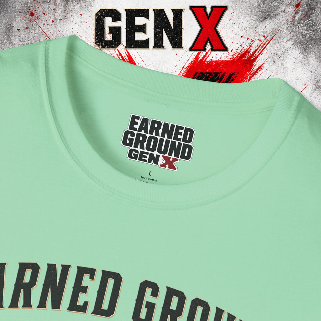 Earned Ground GEN X T-Shirt — 1965–1980 Retro Pride Tee