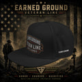 Earned Ground Veteran Line  Embroidered Snapback Hat