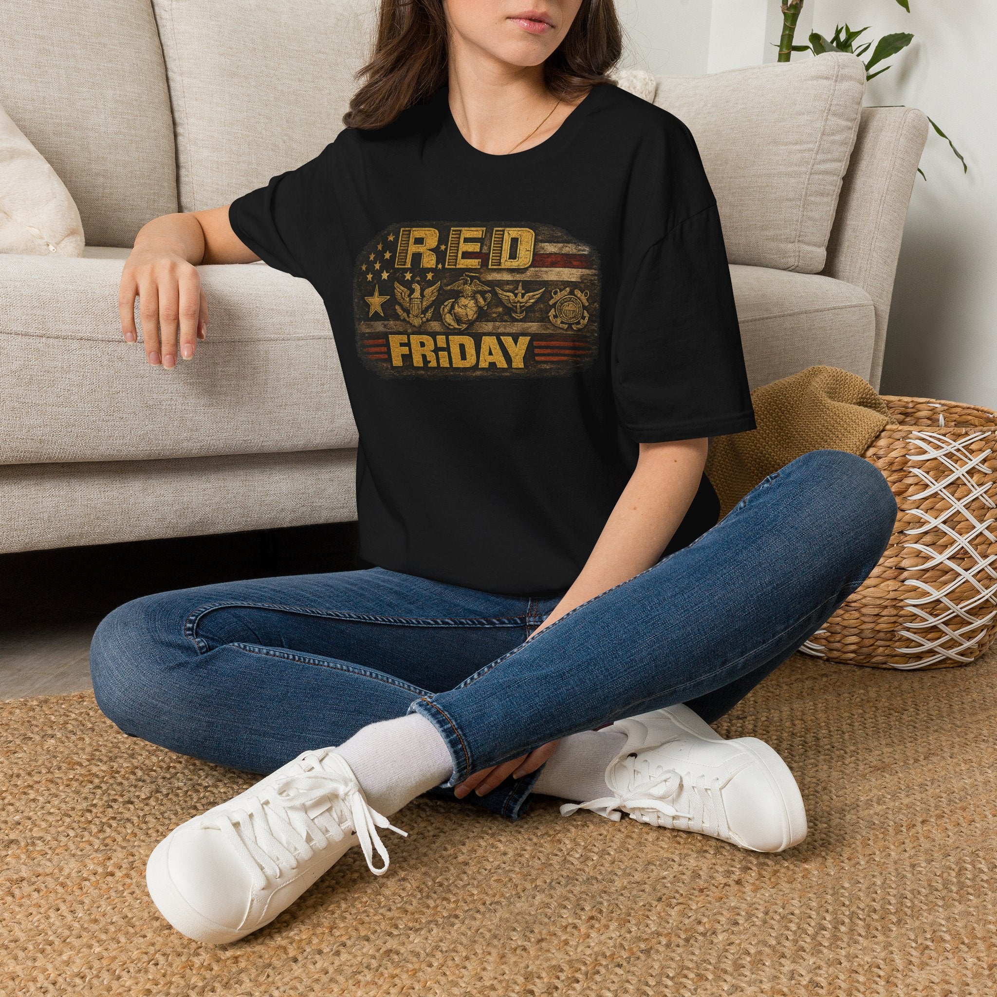 Red Friday T-Shirt – Patriotic 'Until They All Come Home' Support Tee