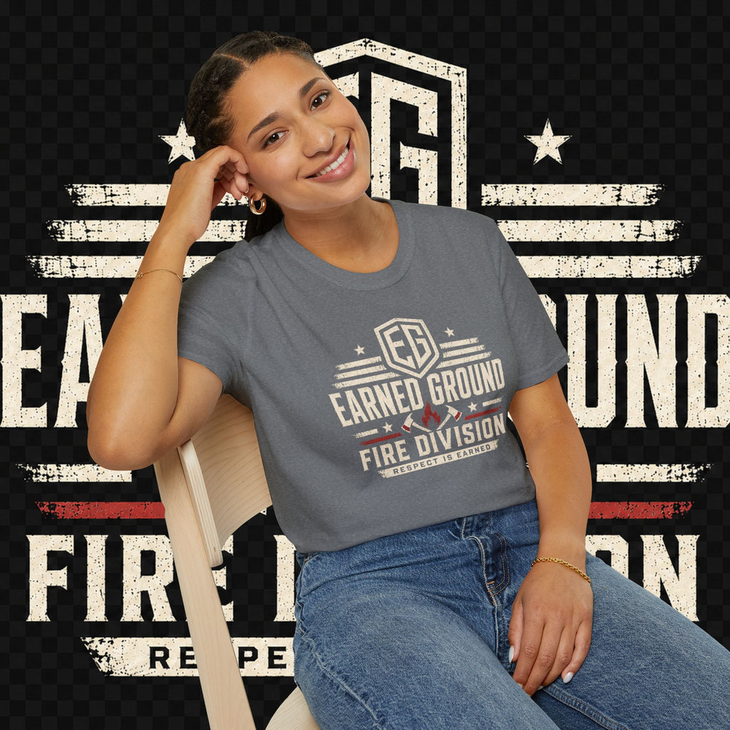 Earned Ground Fire Division T‑Shirt