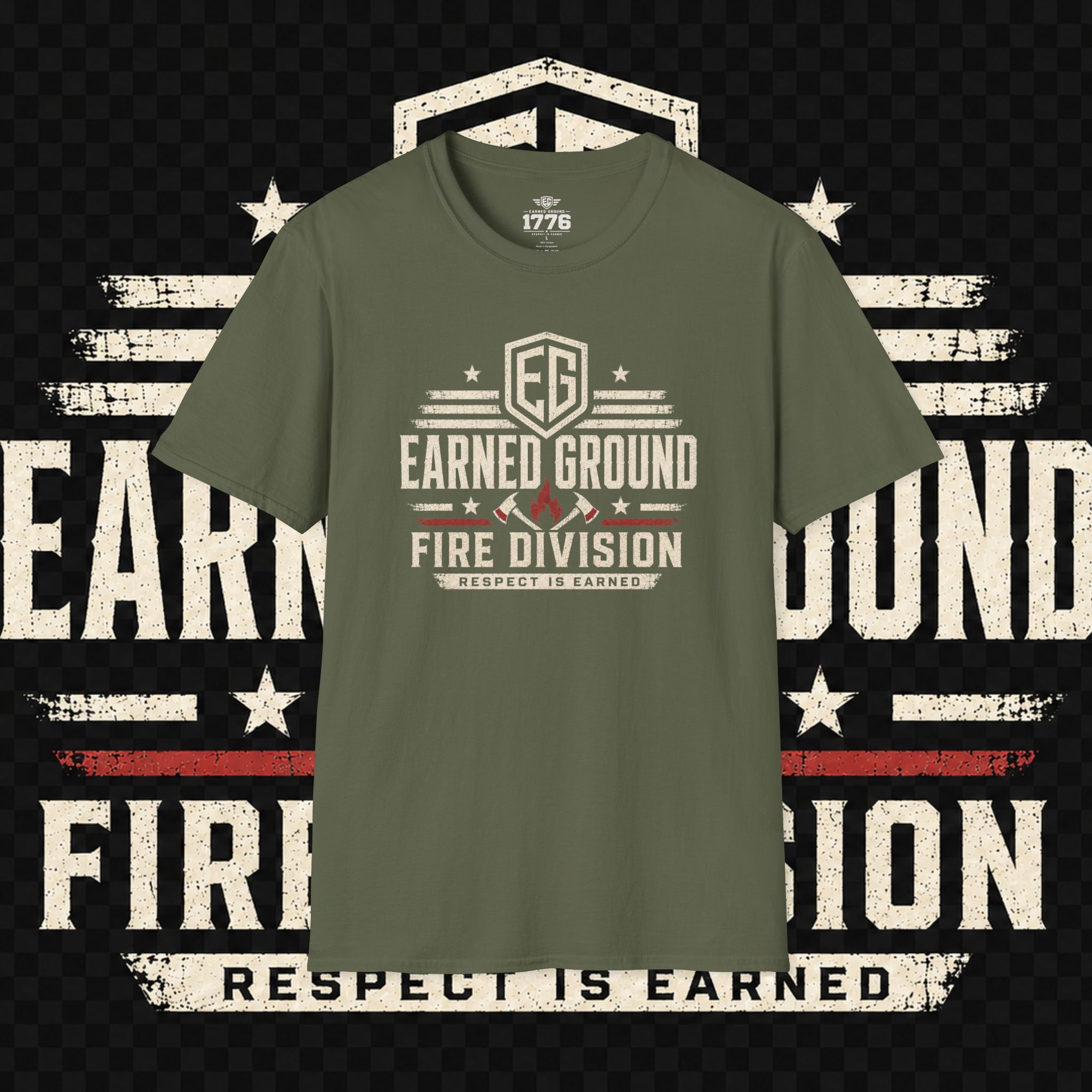 Earned Ground Fire Division T‑Shirt