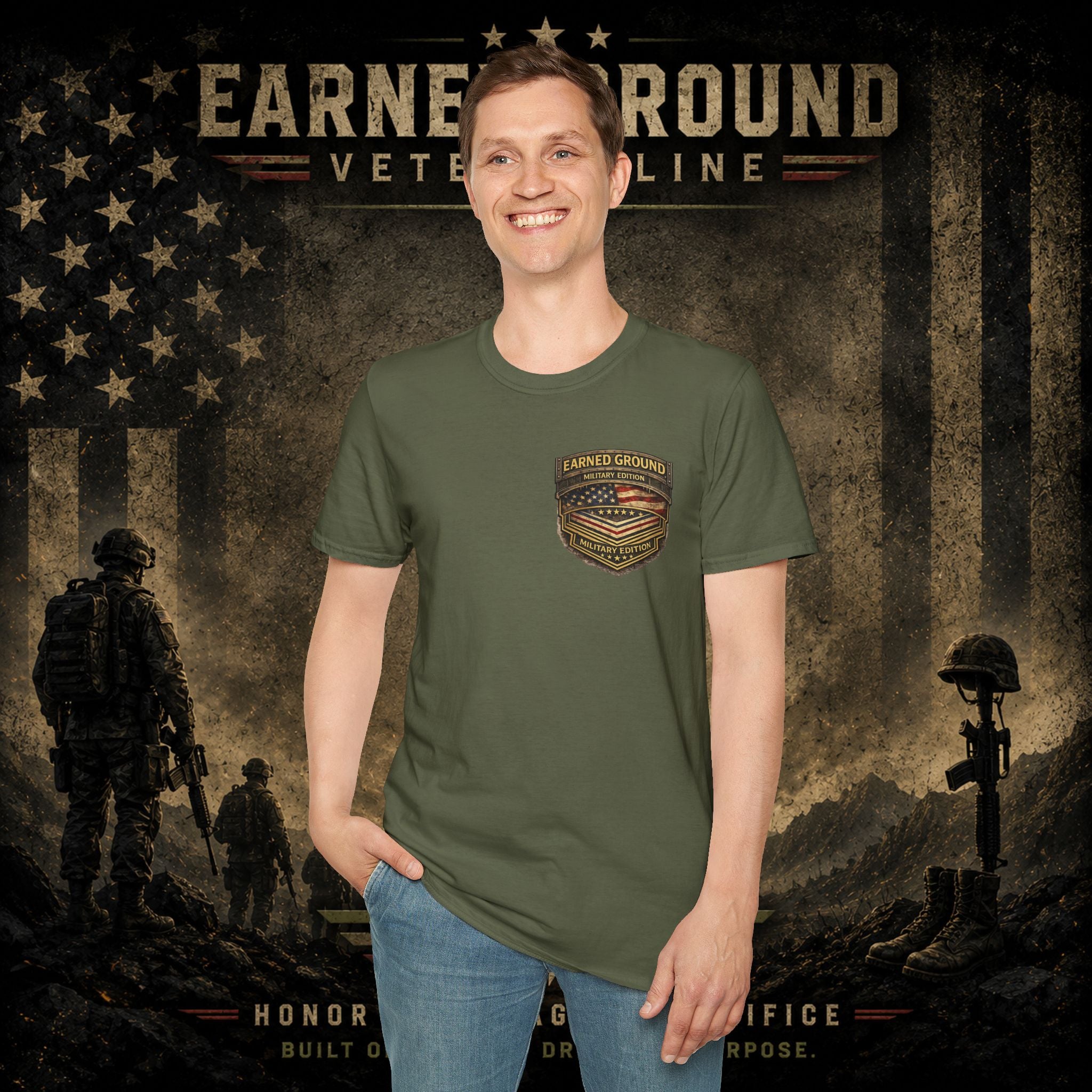 Earned Ground Military Divison — Honor Courage Sacrifice