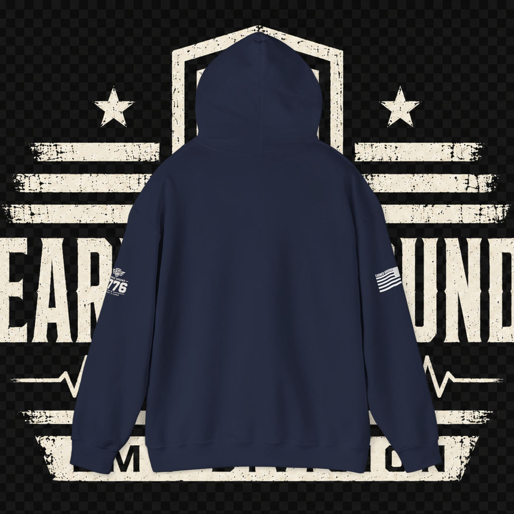 Earned Ground EMS Division Hoodie — Paramedic / EMT Tribute Pullover