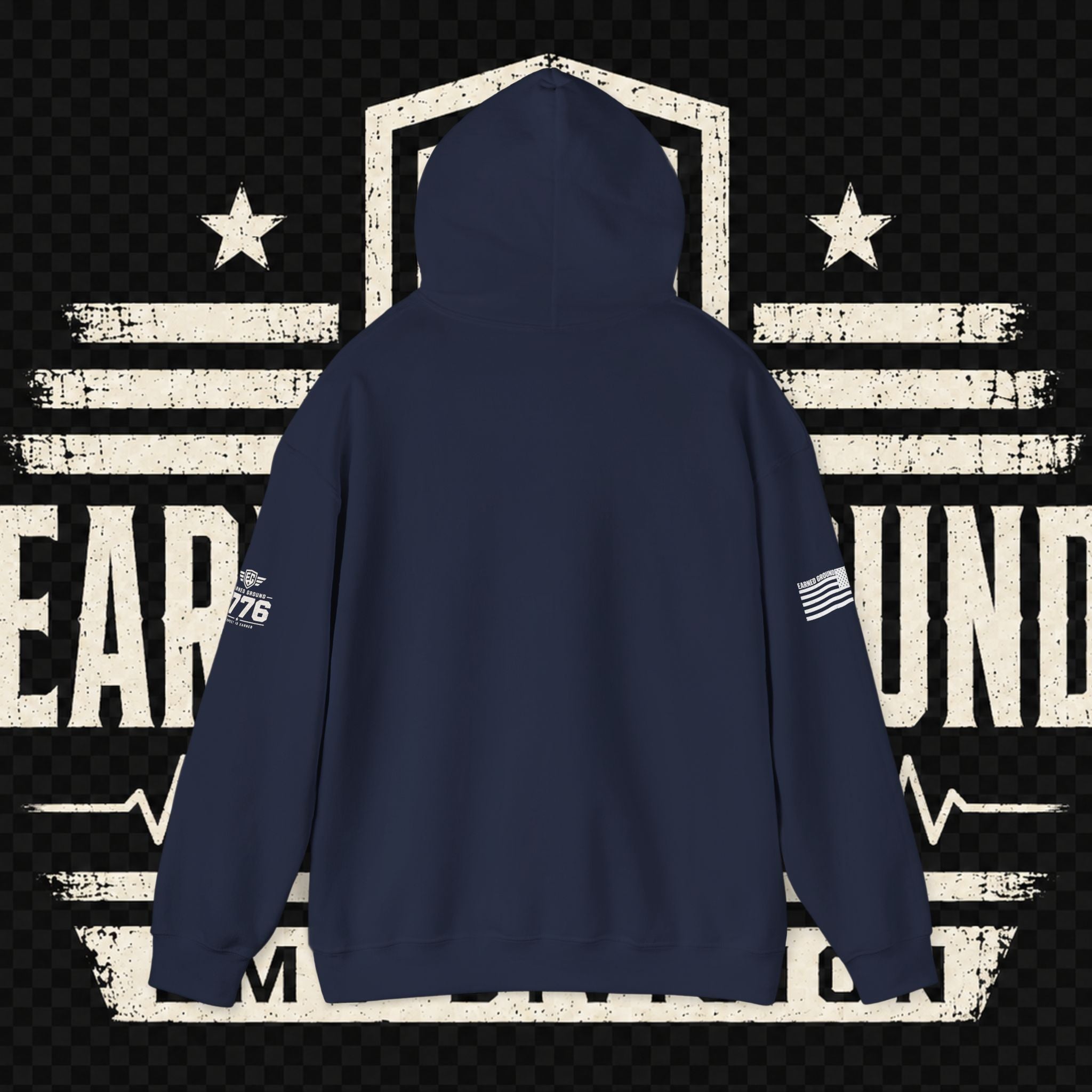 Earned Ground EMS Division Hoodie — Paramedic / EMT Tribute Pullover
