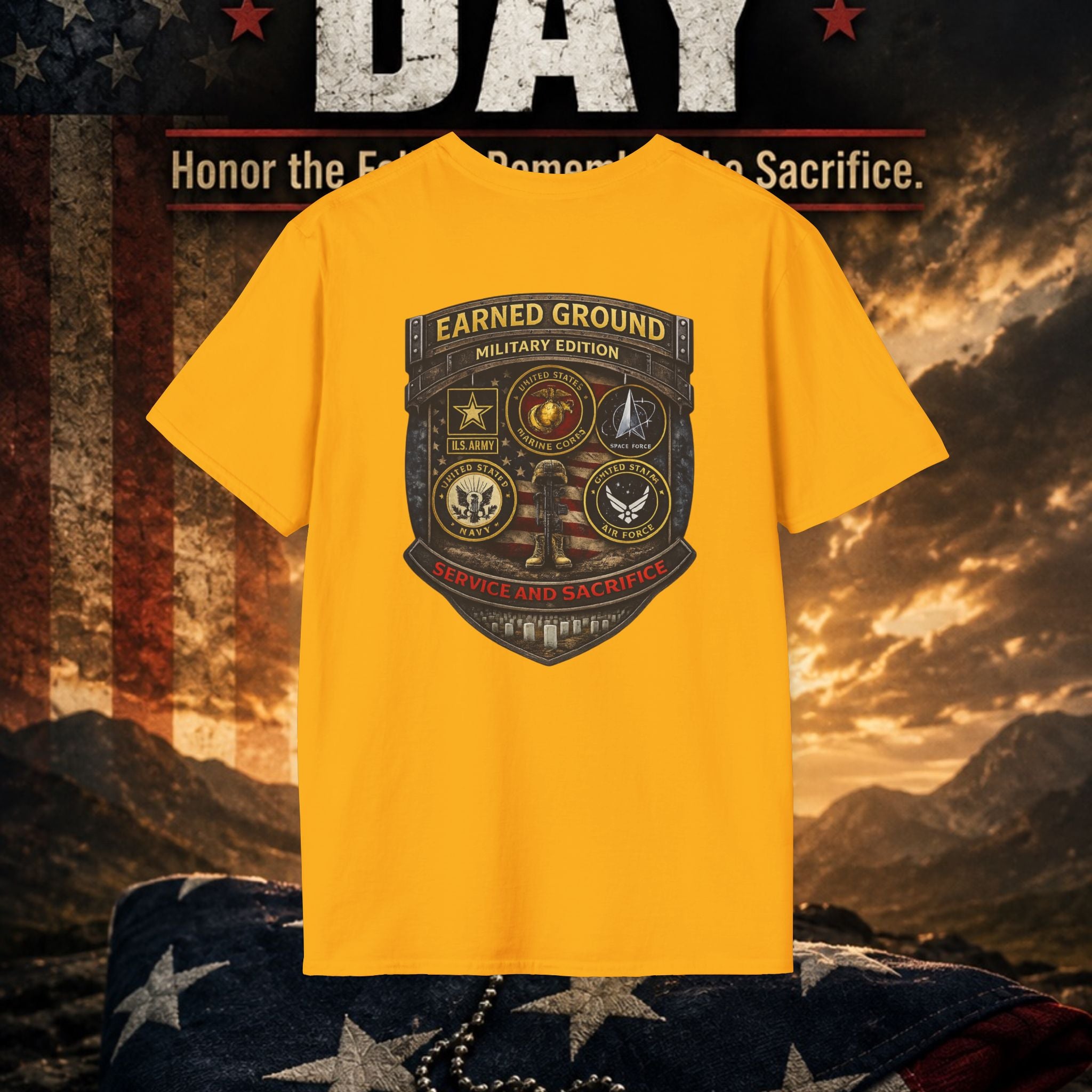 Earned Ground Military Divison — Honor Courage Sacrifice