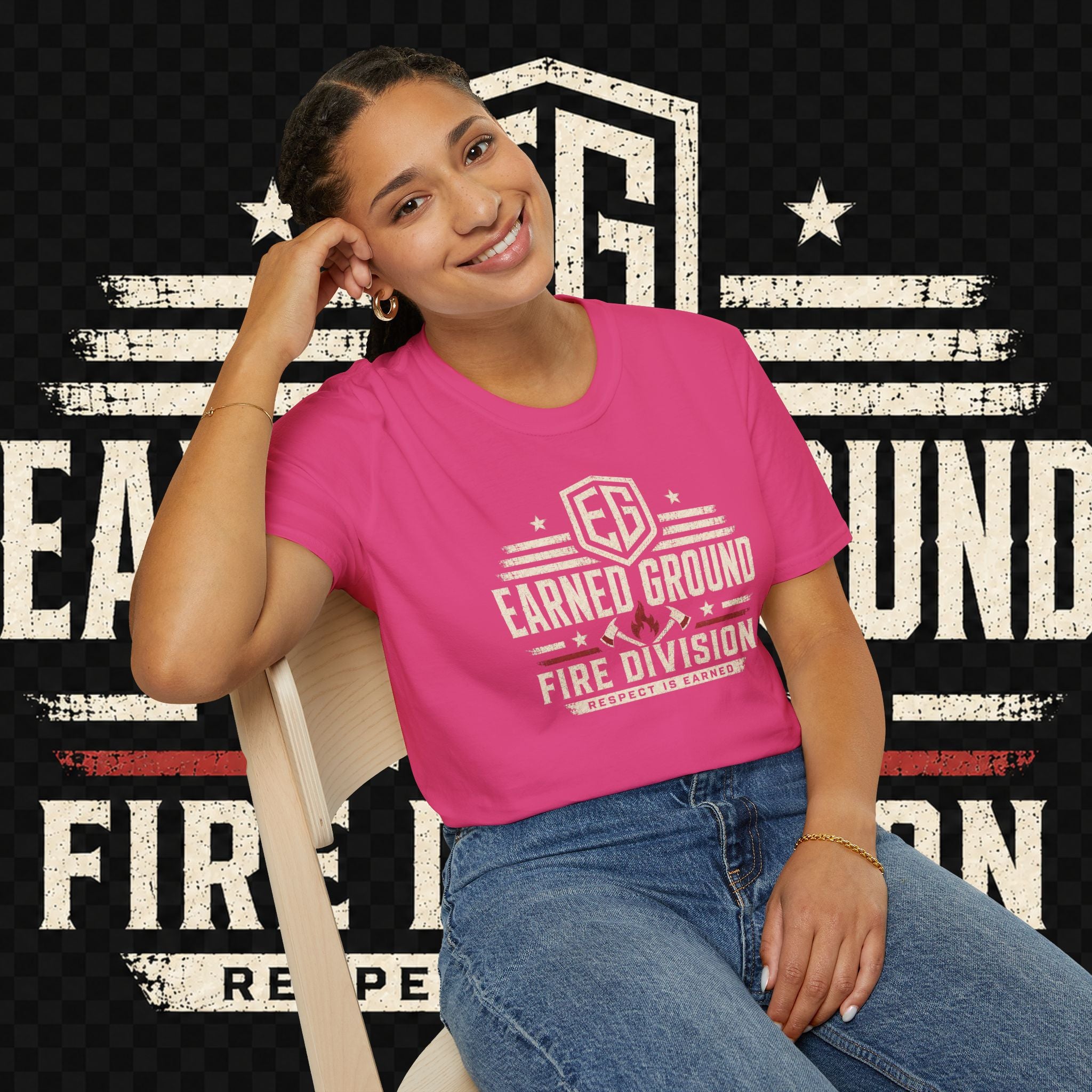 Earned Ground Fire Division T‑Shirt