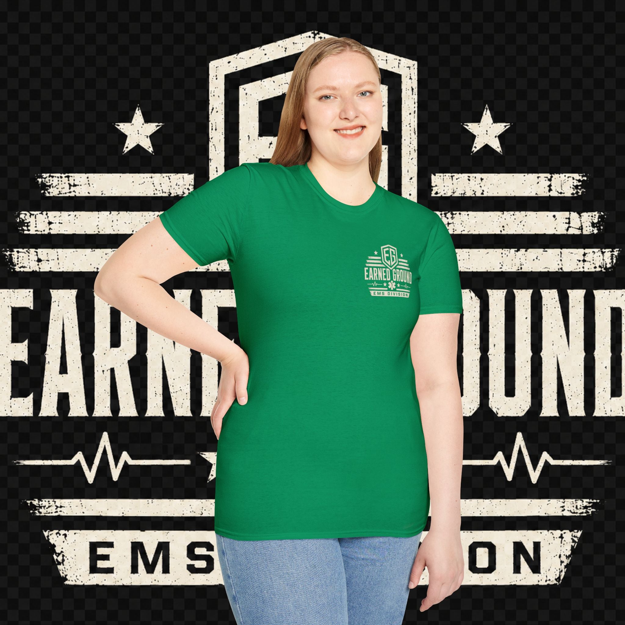 EARNED GROUND EMS DIVISON Heritage T-Shirt -