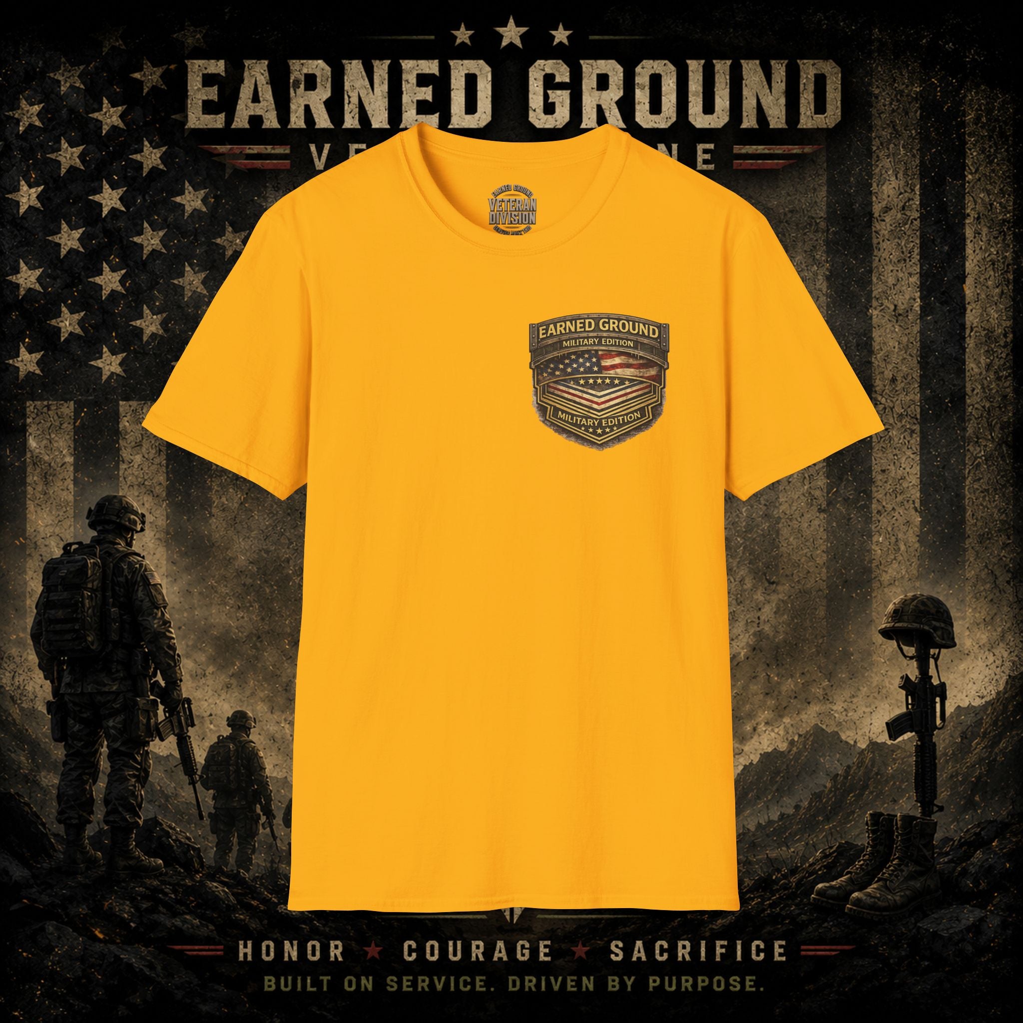 Earned Ground Military Divison — Honor Courage Sacrifice