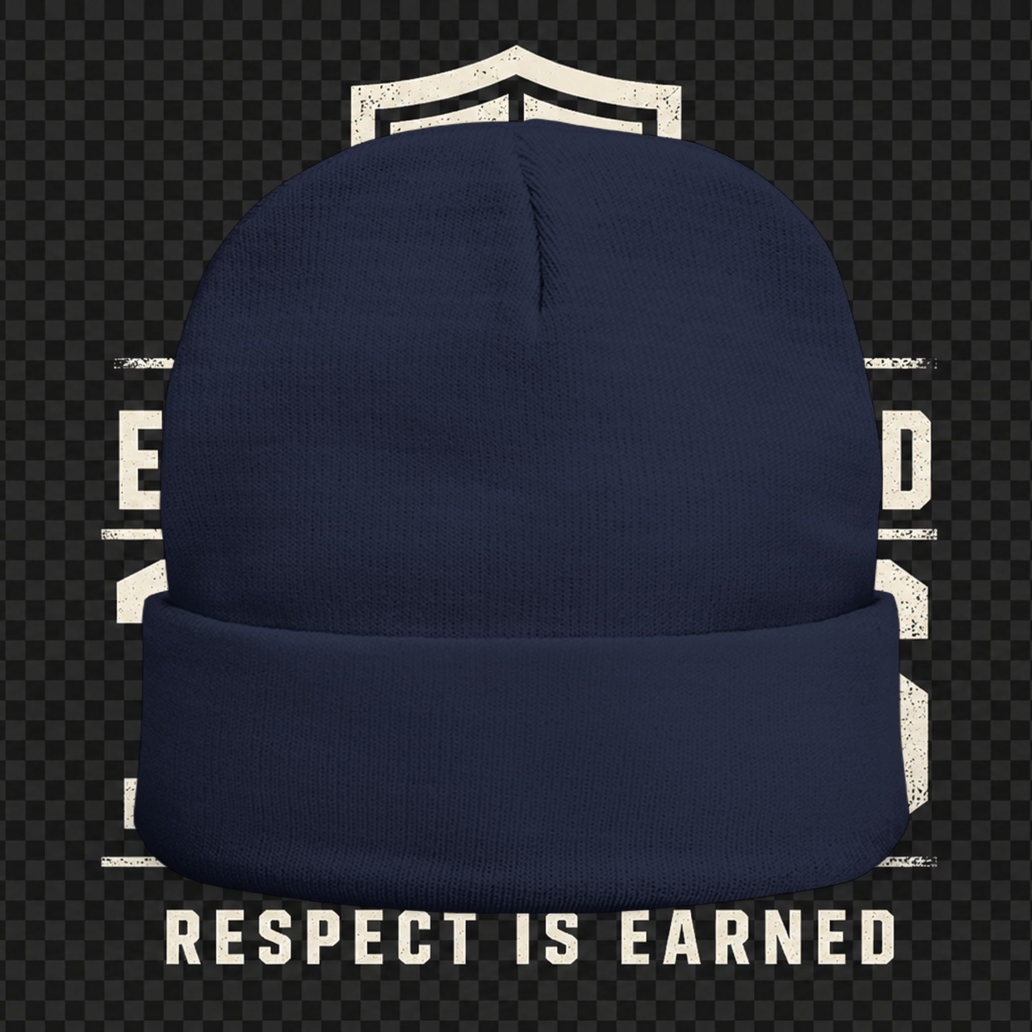 EARNED GROUND 1776 "Respect Is Earned" Embroidered Knit Beanie