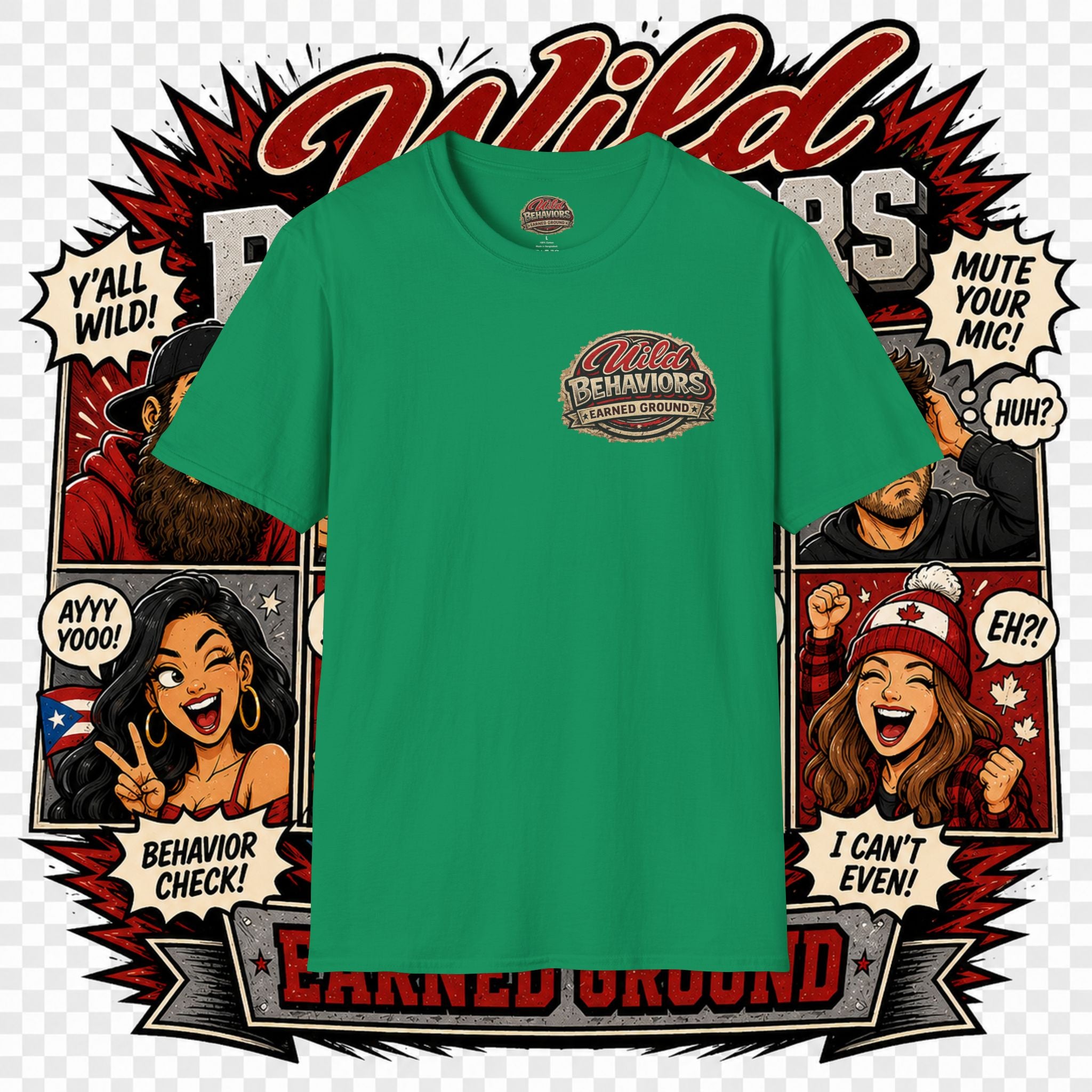 Earned Ground-- "Wild Behaviors" Tee