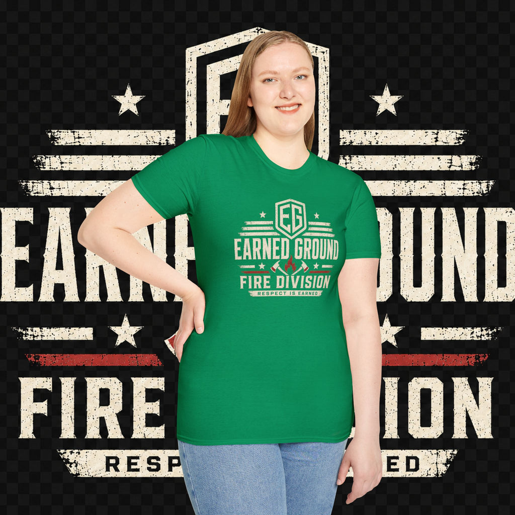 Earned Ground Fire Division T‑Shirt